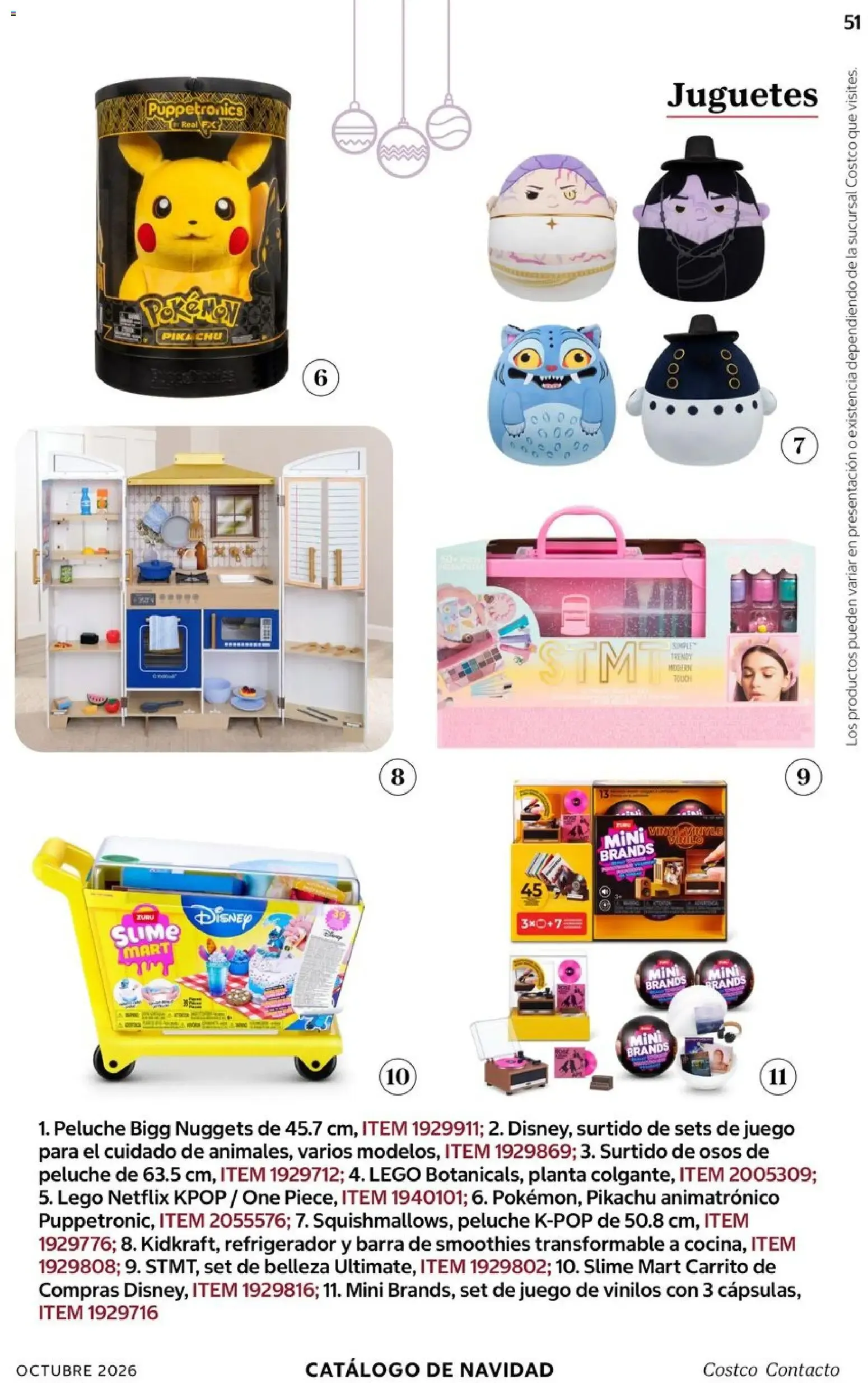 Catálogo de Costco Contacto: Navidad en Costco 1 de octubre al 31 de octubre 2026 - Pagina 51
