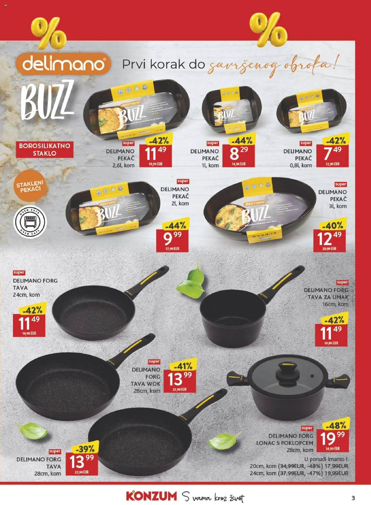 Katalog Konzum Top Ponuda od 19. lipnja do 19. srpnja 2026. - Pregled Stranica 3