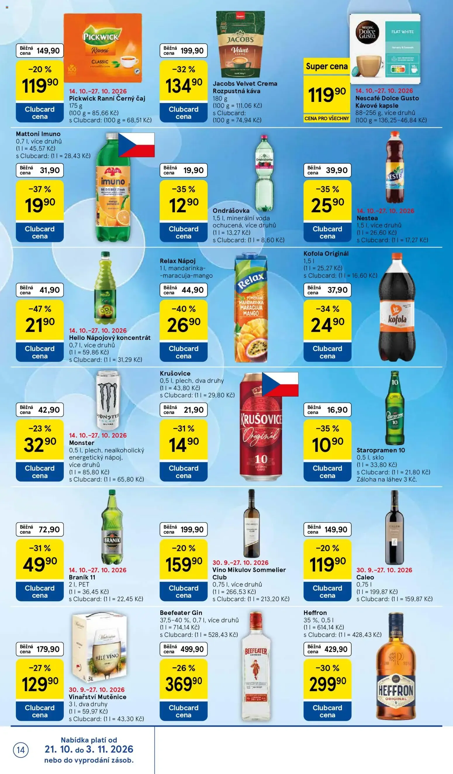Tesco leták na tento + příští týden 21.10.2026 - 21. října 27. října 2026 - Page 14