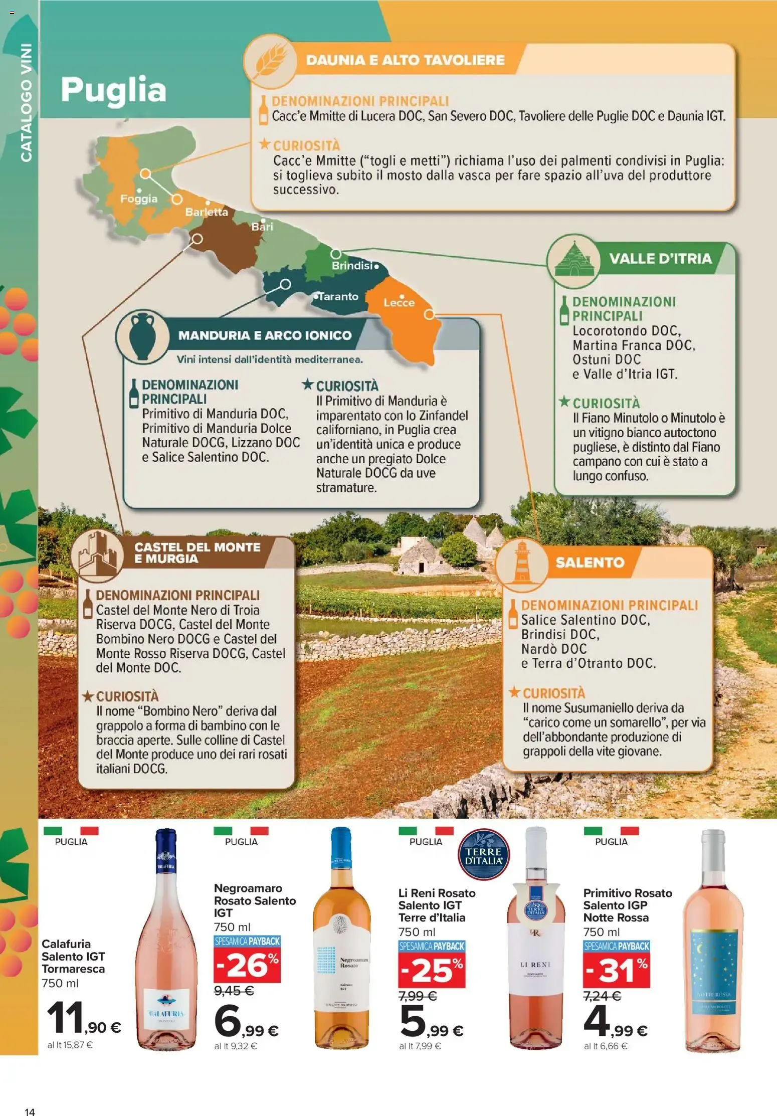 Carrefour market CATALOGO VINI DALLA TERRA AL CALICE da 5 ottobre a 8 novembre di 2026 - Pagina del volantino 14