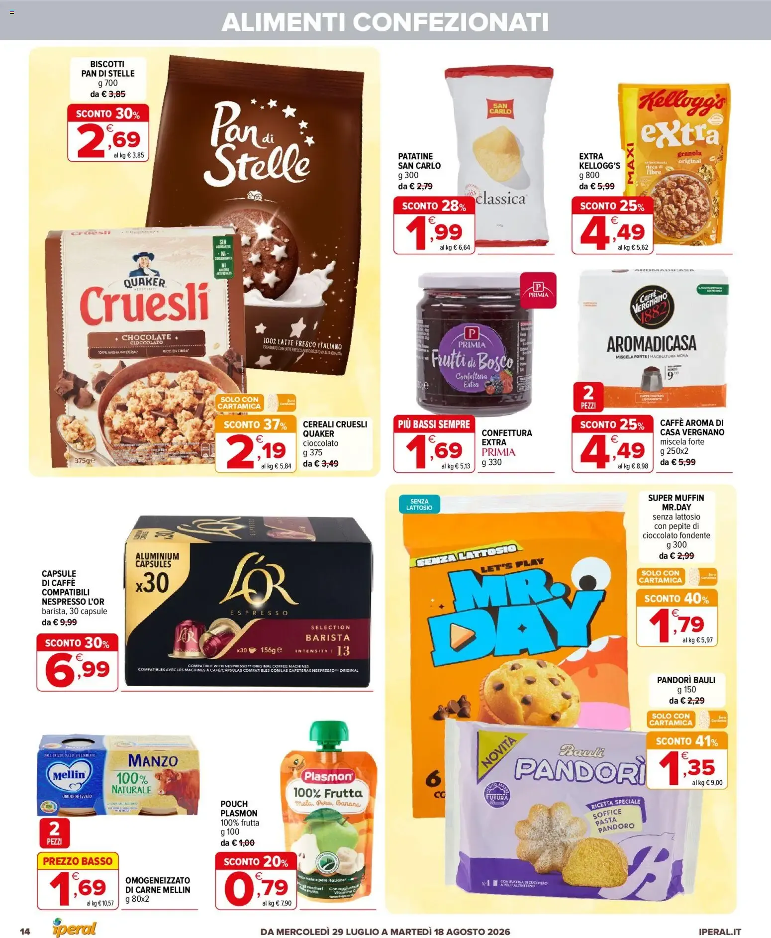 Iperal Supermercati: Un Mare di Sconti da 29 luglio a 18 agosto di 2026 - Pagina del volantino 14