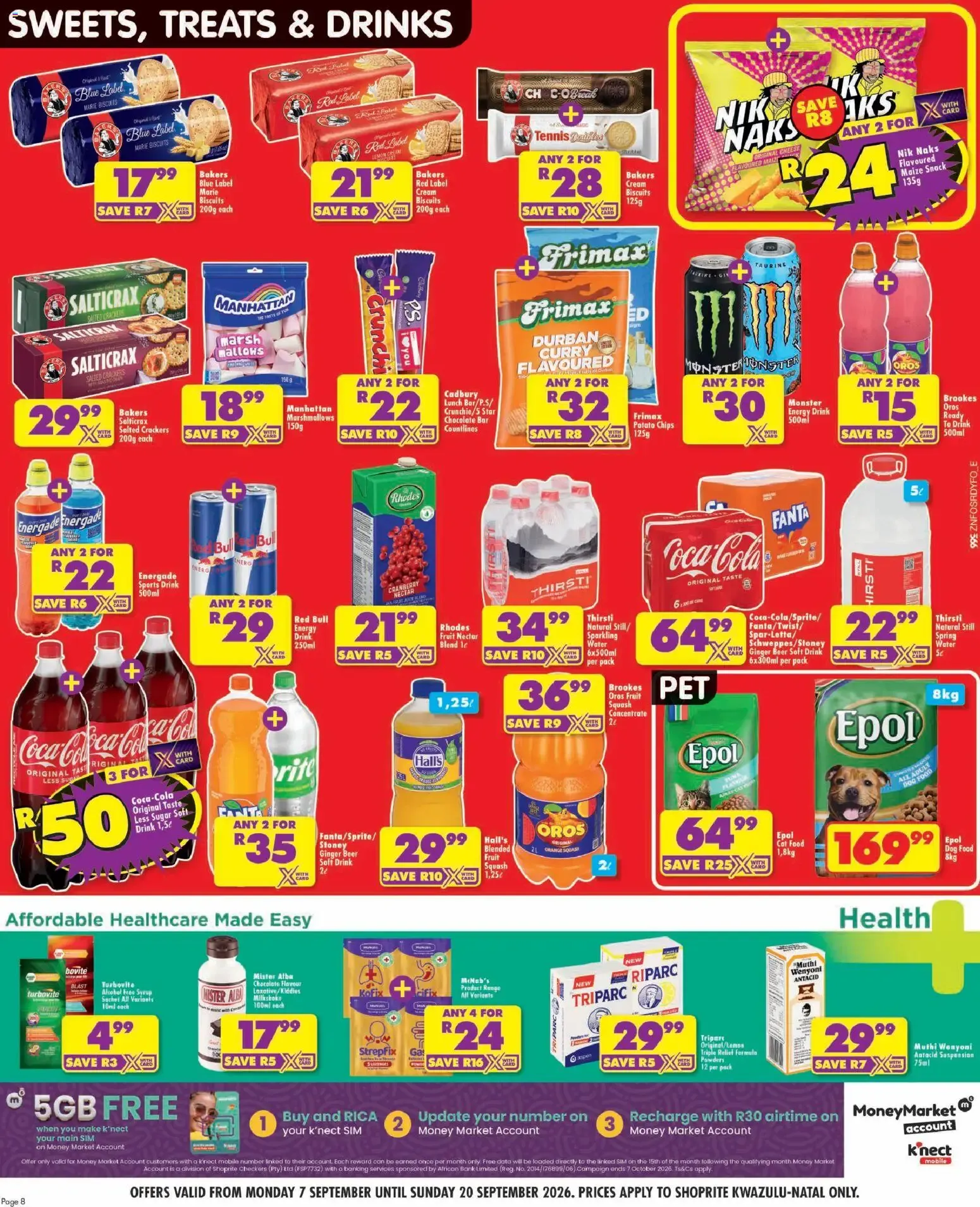 Shoprite: New Look, Same Trusted Quality & Price from 7 September to 20 September 2026 - Catalogue Page 8