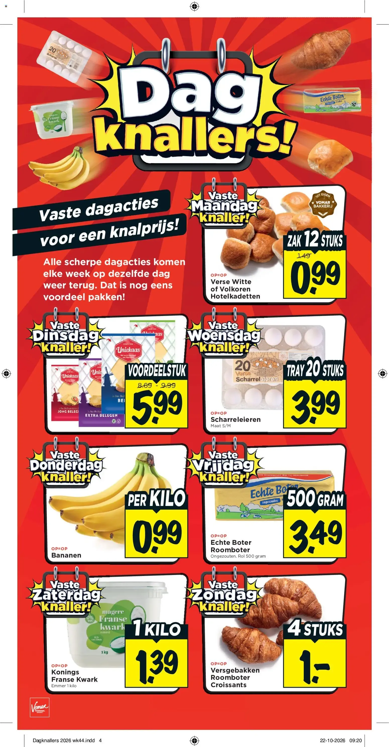 Dag knallers! van 26 oktober tot 1 november 2026 - Folder pagina 1