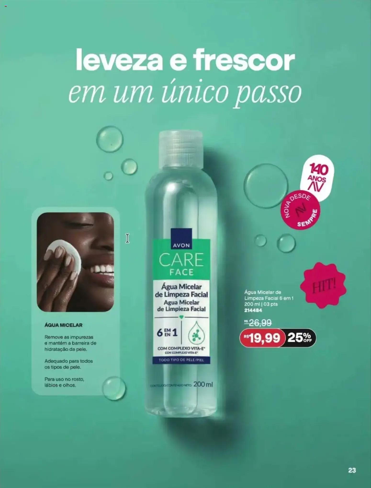 Encarte de Revista Avon - Chegou Renew Menopro - Ciclo 16/2026 12 de outubro até 2 de novembro 2026 - Pagina 23