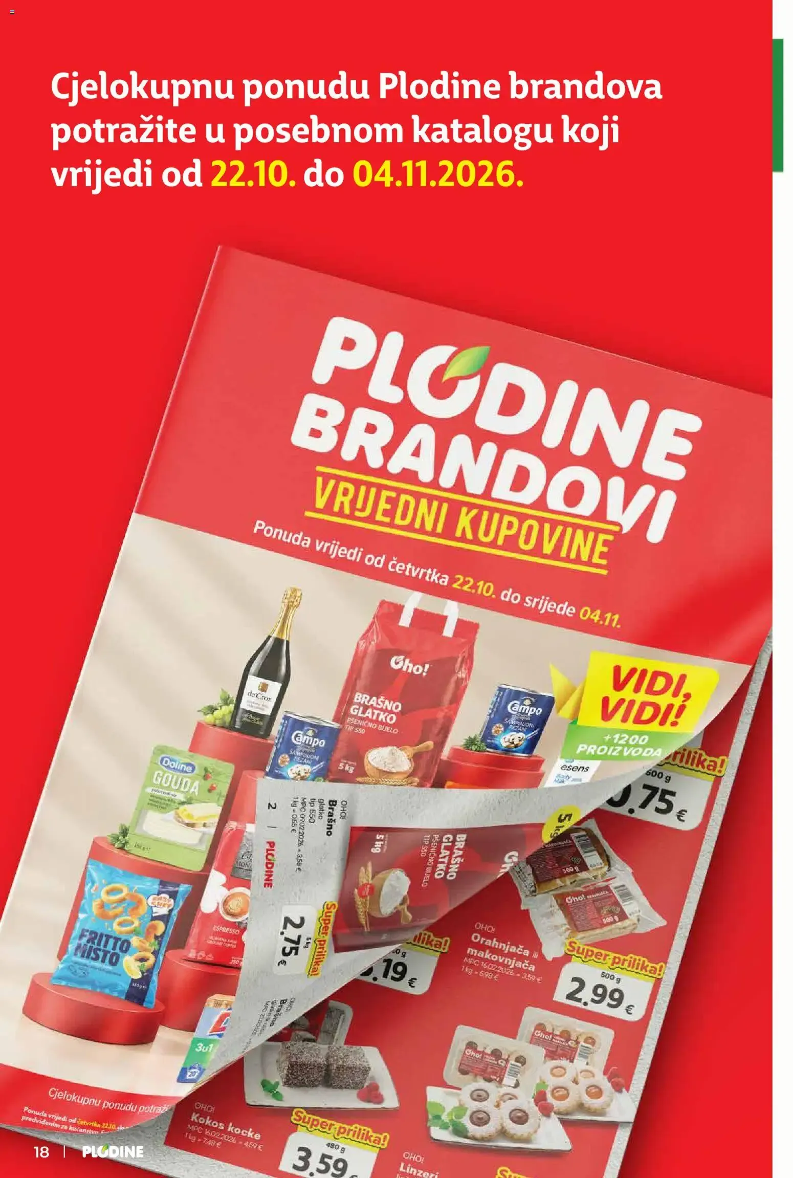 Katalog Plodine - Uvijek od akcije od 21. listopada do 27. listopada 2026. - Pregled Stranica 18