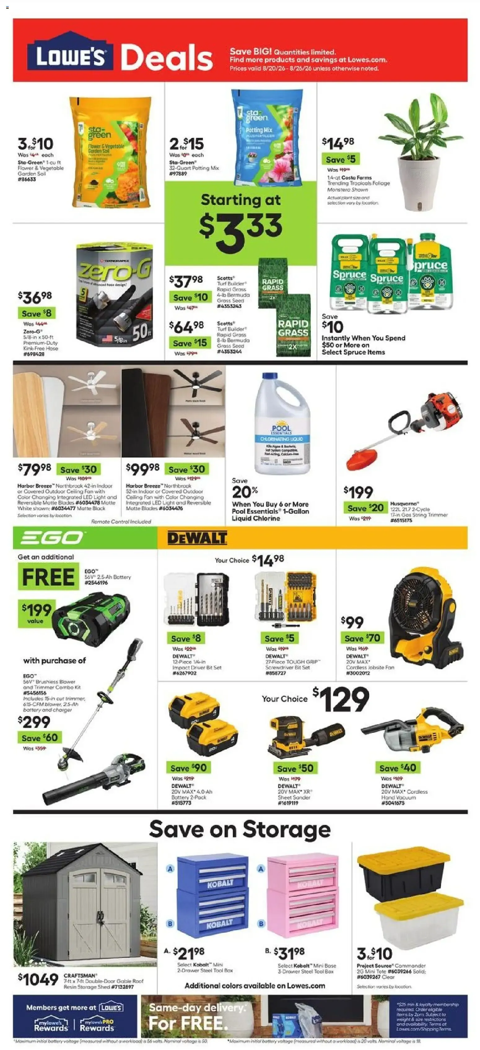 Lowe's Weekly Ad (08/20 - 08/26 2026) - Flyer