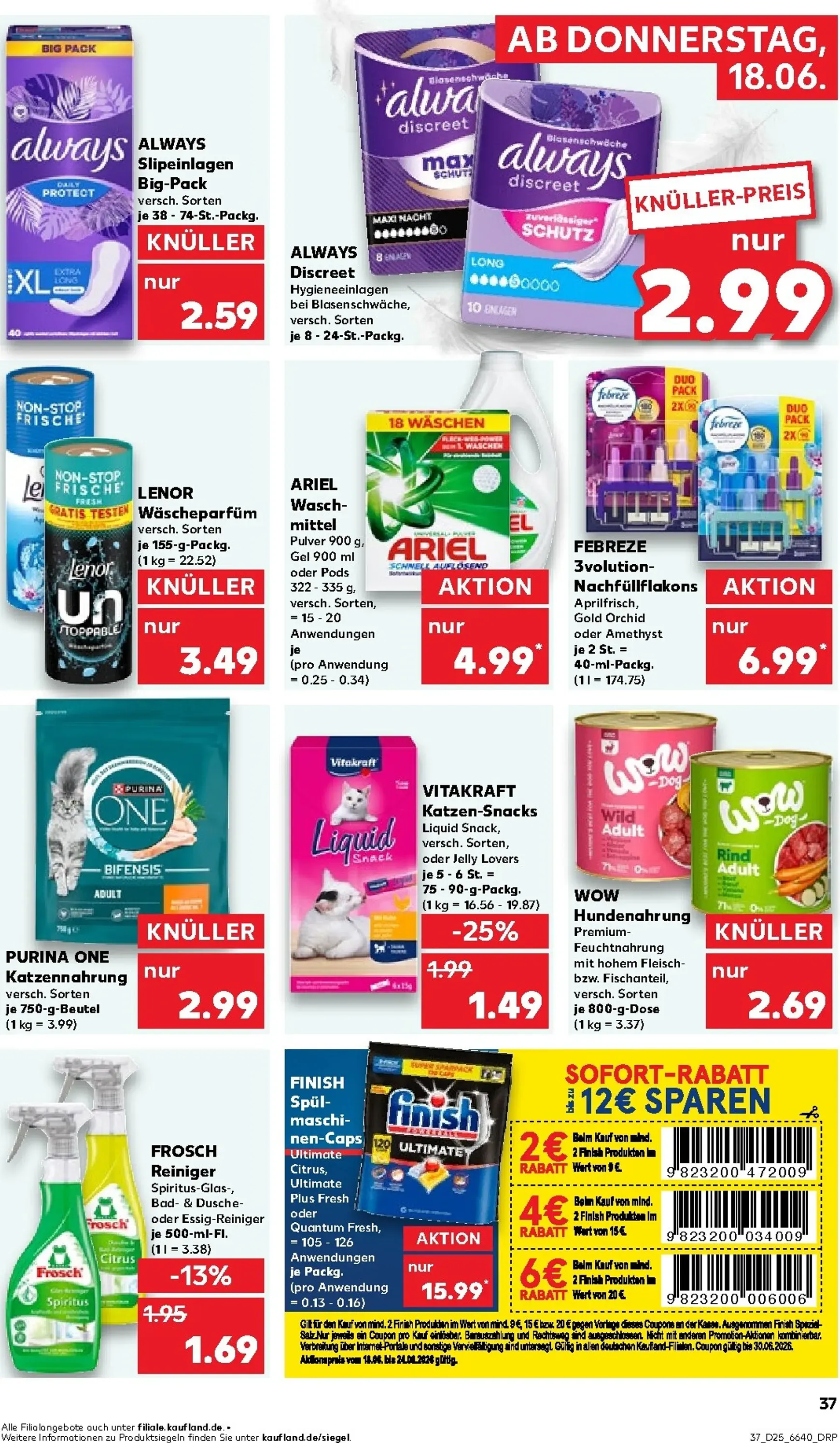 Kaufland Prospekt – von Donnerstag 18.06.2026 bis Mittwoch 24.06.2026 von 18. Juni bis 24. Juni 2026 - Prospekt seite 38