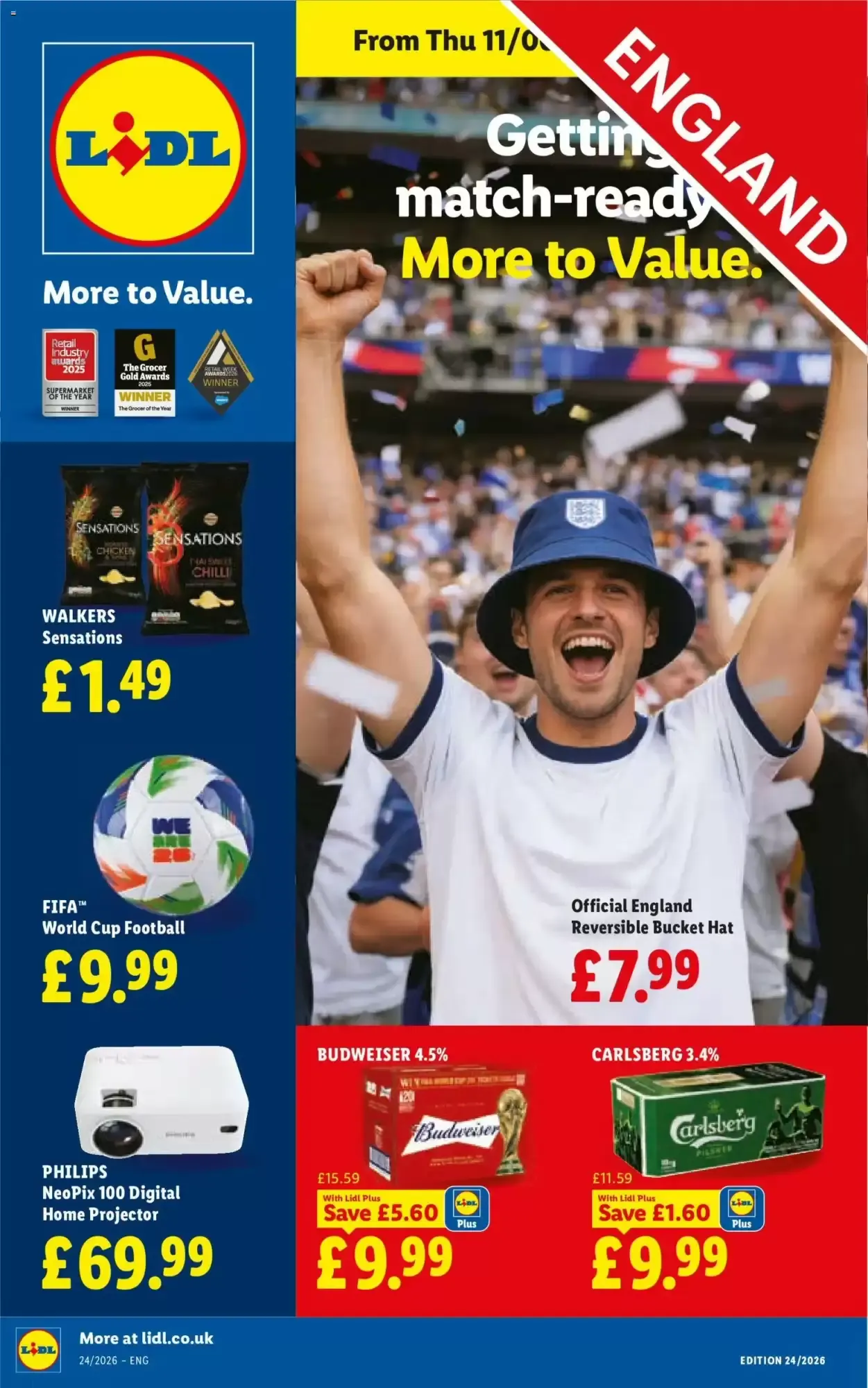 Lidl: Getting Match-Ready (England) from 11 June to 17 June 2026 - Catalogue Page 1