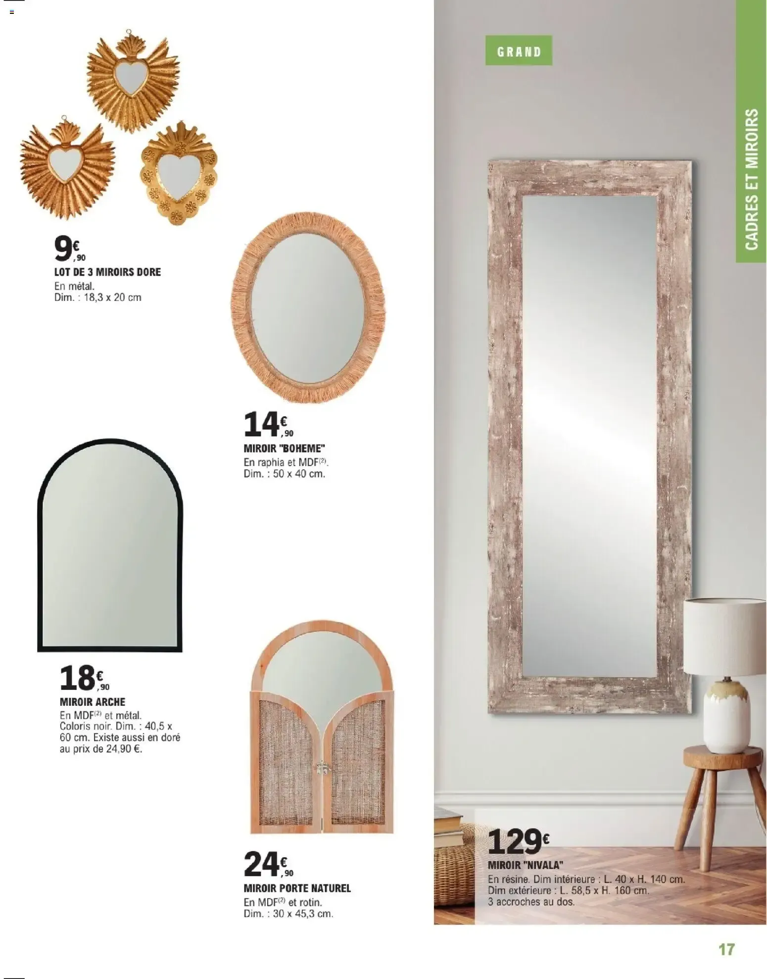 Brico E.Leclerc Guide 2026 Décoration & Luminaire du 20 janvier au 21 février 2026 - Catalogue page 17