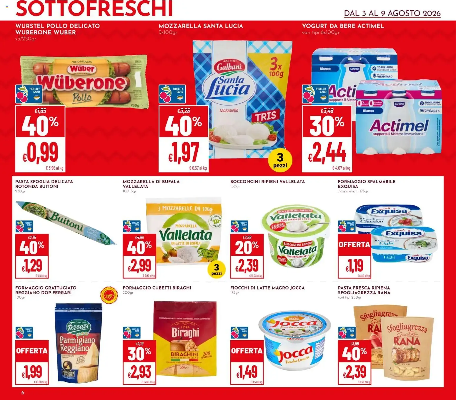 Nuovo Pan volantino dal 03/08/2026 > offerte anteprima 🛍️ da 3 agosto a 9 agosto di 2026 - Pagina del volantino 6