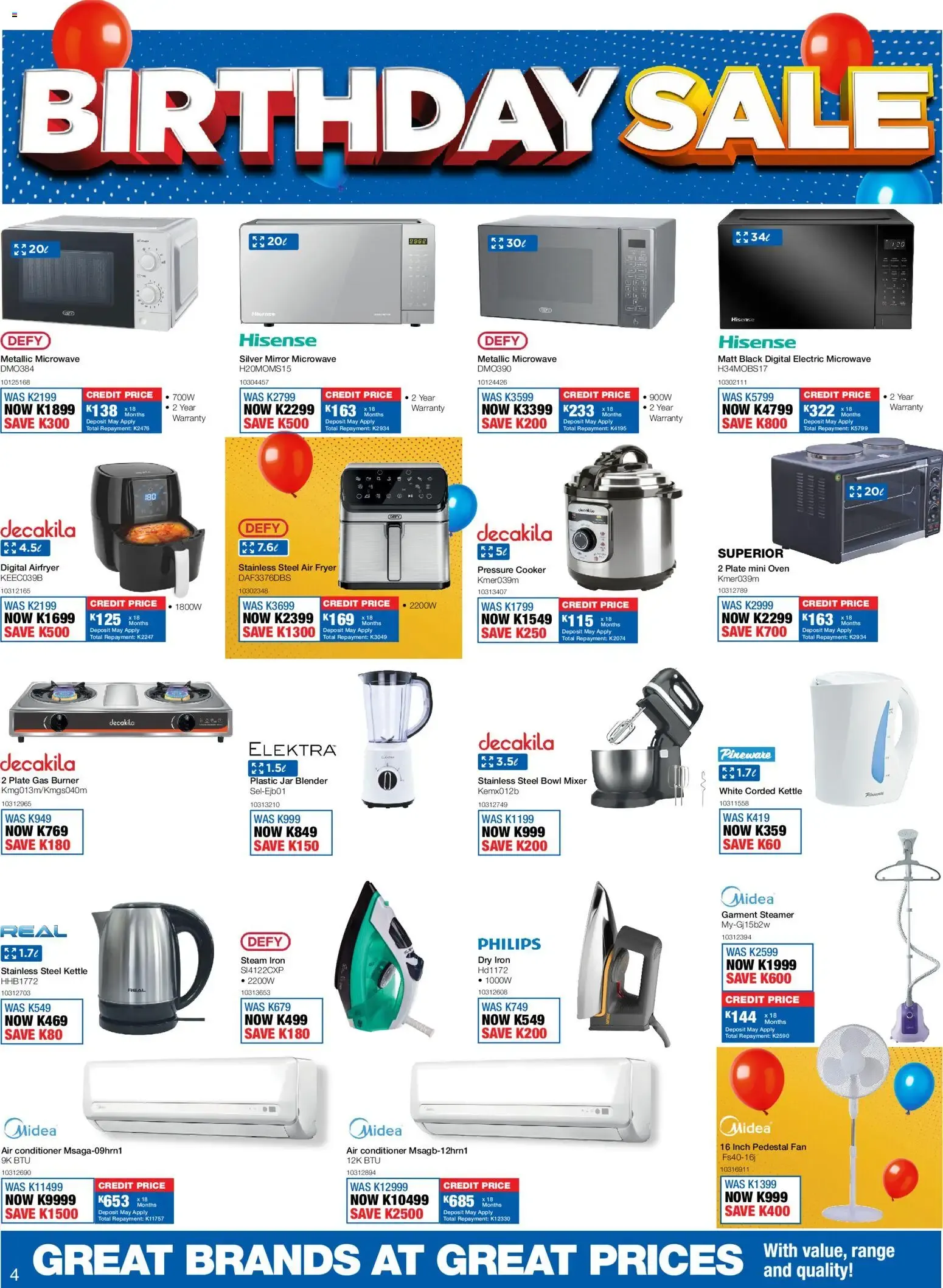 BIRTHDAY SALE from 15 June to 12 July 2026 - Catalogue Page 4