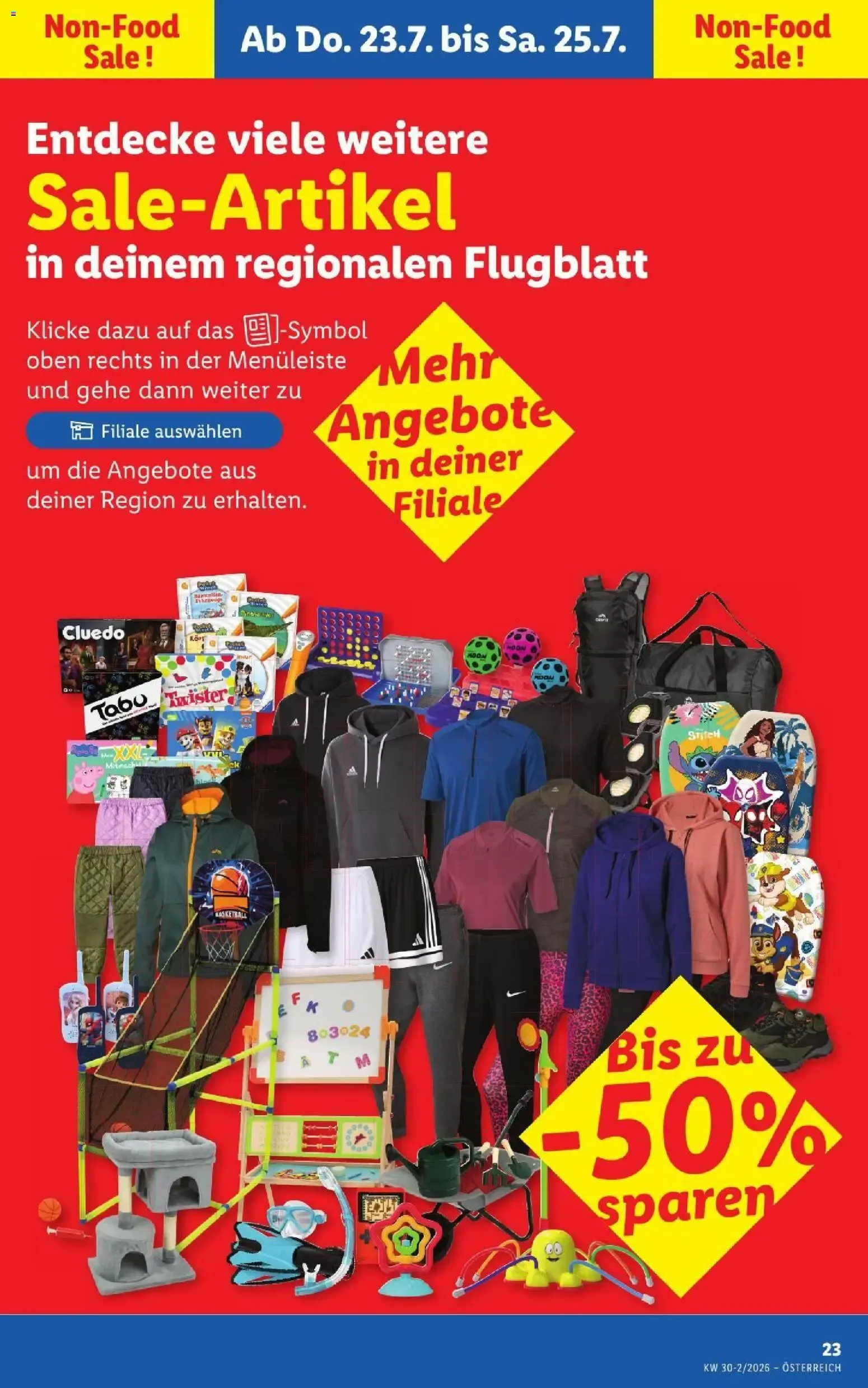 Lidl - Flugblatt ab 23.07.2026 - Angebote ab donnerstag von 23. Juli bis 25. Juli 2026 - Flugblätt seite 27
