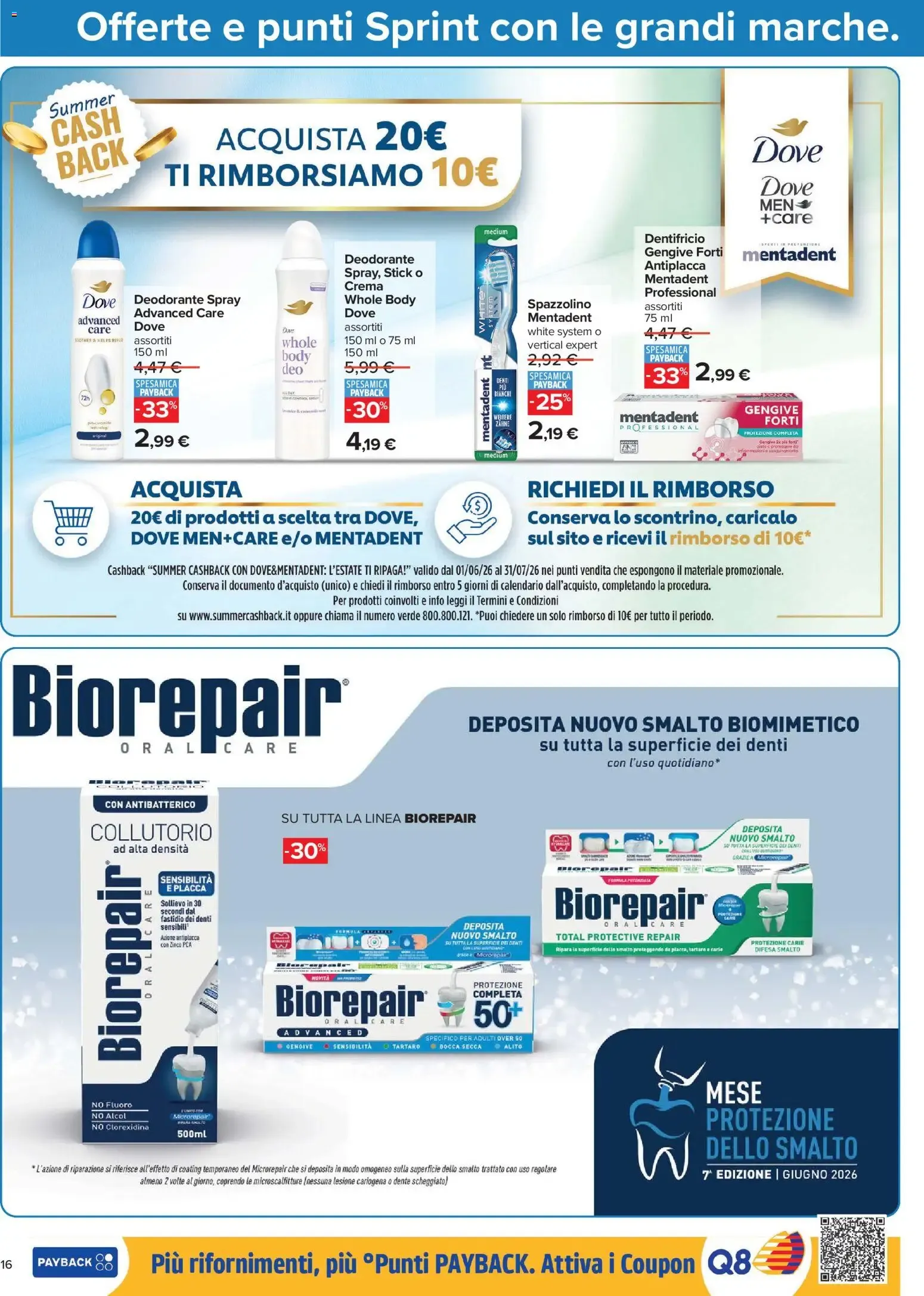 Nuovo Carrefour volantino Iper - Punti Sprint Payback dal 16/06/2026 > offerte anteprima 🛍️ da 16 giugno a 29 giugno di 2026 - Pagina del volantino 16