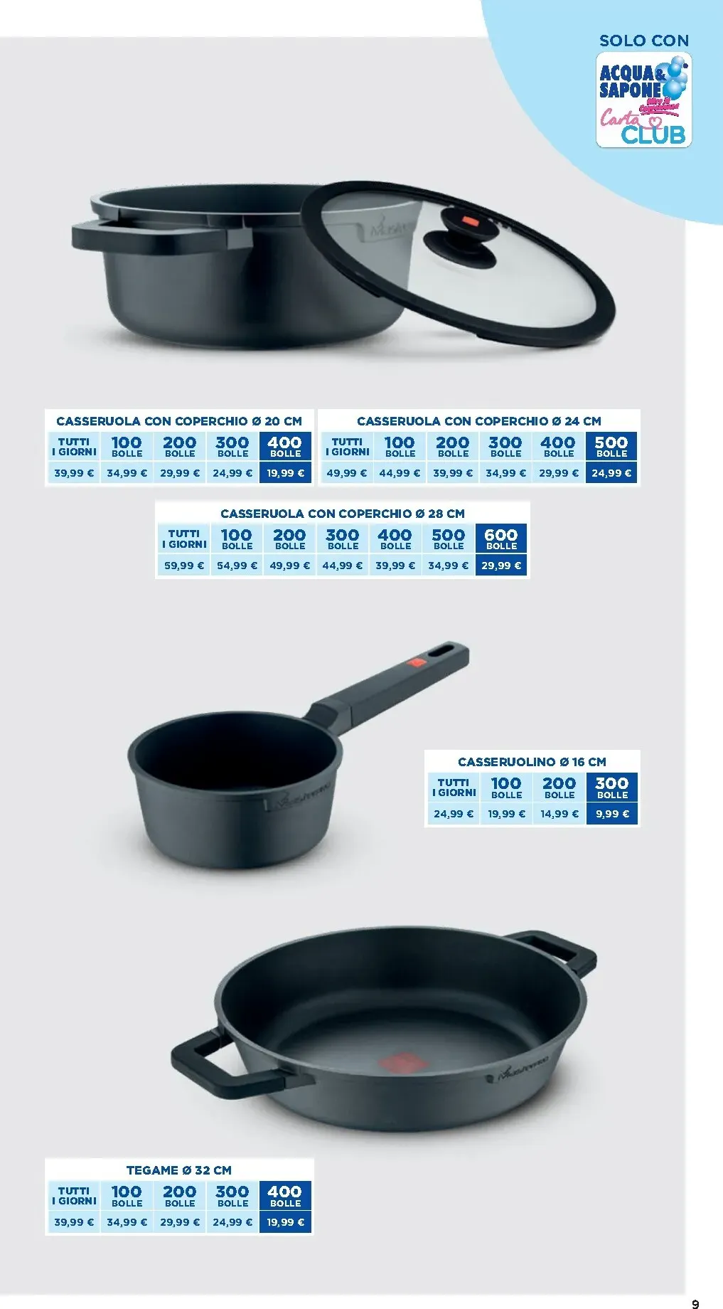 Volantino attuale di Acqua e Sapone - Cucina valido dal giovedì 26/02/2026 al domenica 31/01/2027 da 26 febbraio a 31 gennaio di 2027 - Pagina del volantino 9