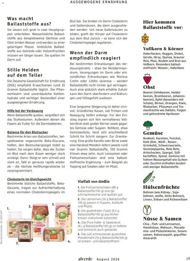 dm Magazin alverde - Will Kinder stark machen von 1. August bis 31. August 2026 - Prospekt seite 49