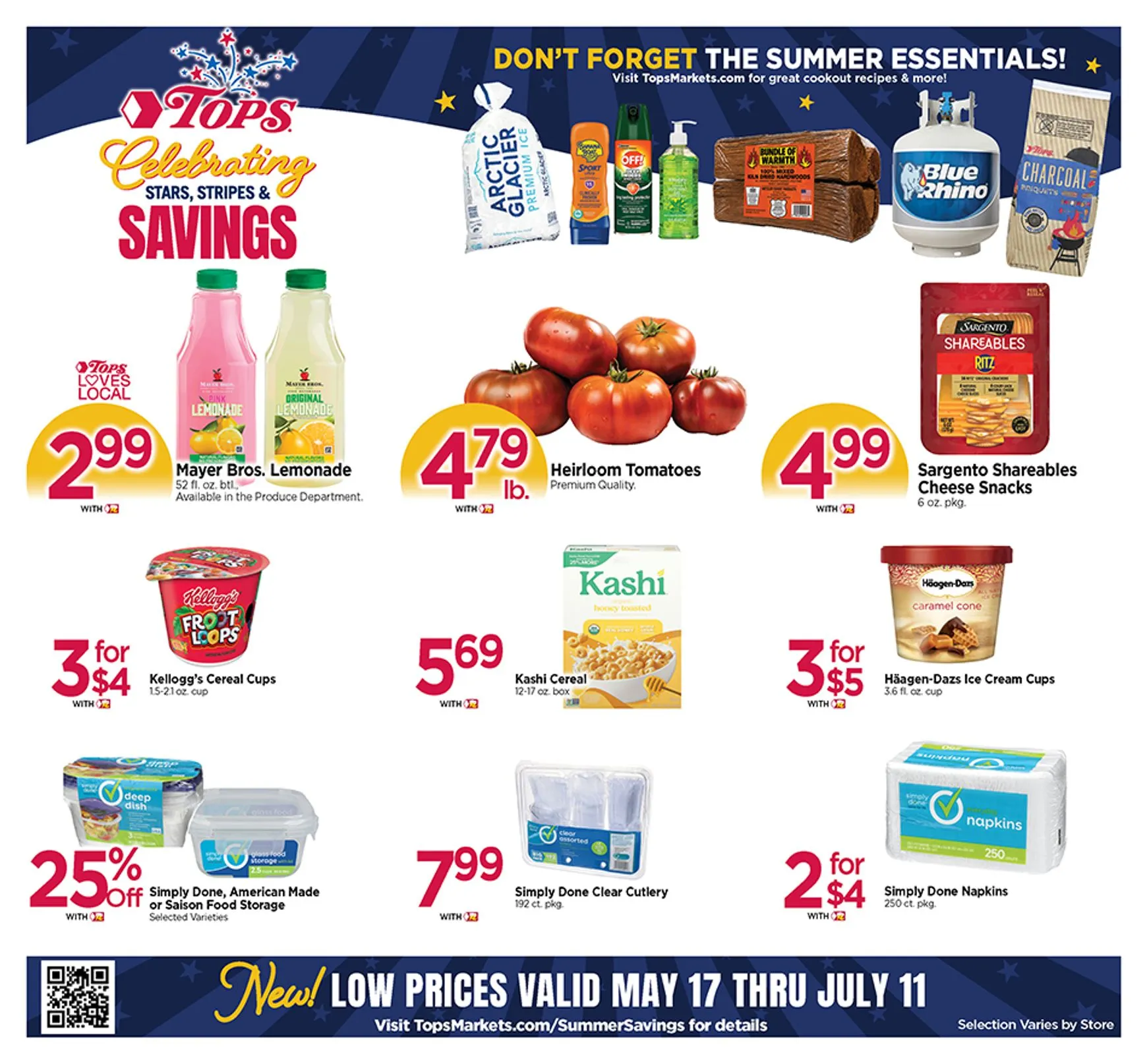 Weekly ad Current Tops Markets - Stars Stripes & Savings leaflet valid from Sunday 05/17/2026 to Saturday 07/11/2026 from May 17 to July 11 2026 - Page 6