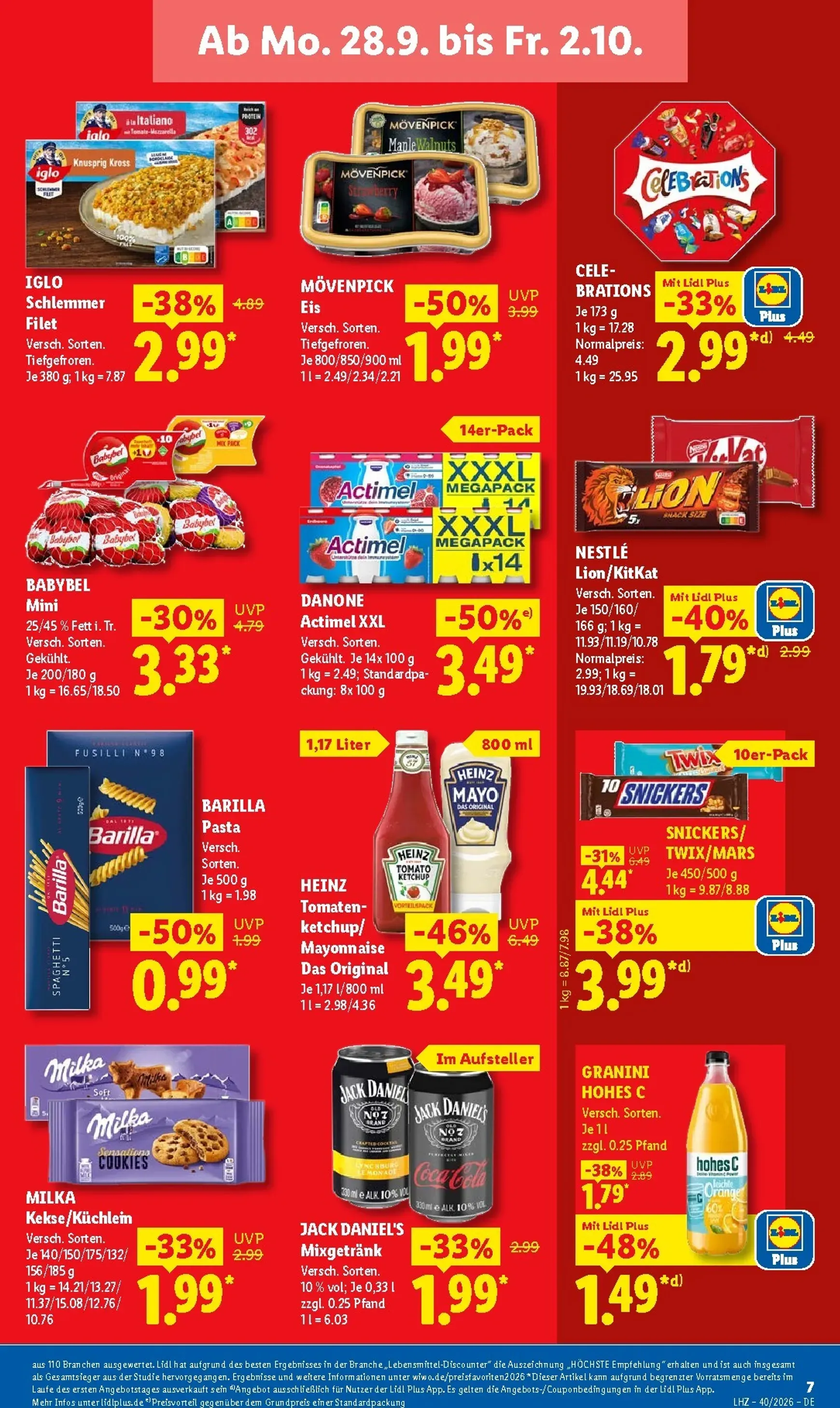 Lidl Prospekt nächste Woche – von Montag 28.09.2026 bis Freitag 02.10.2026 von 28. September bis 2. Oktober 2026 - Prospekt seite 14
