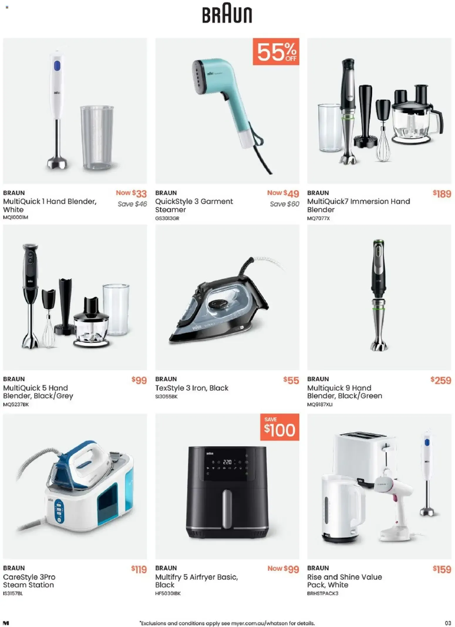 Myer End of financial year sale - 01/06/2026 > weekly / monthly specials - Catalogue valid from 1 June to 30 June 2026 - page 3