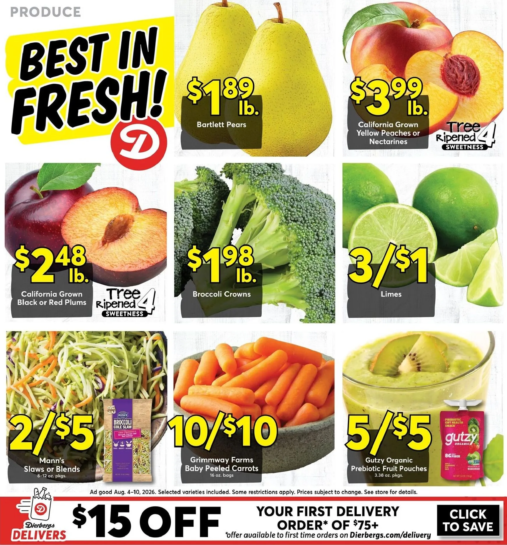 Weekly promotion Dierbergs HOT Deals ZONE spanning from August 4 to August 10 2026 - Page 15 for Catalogue 365