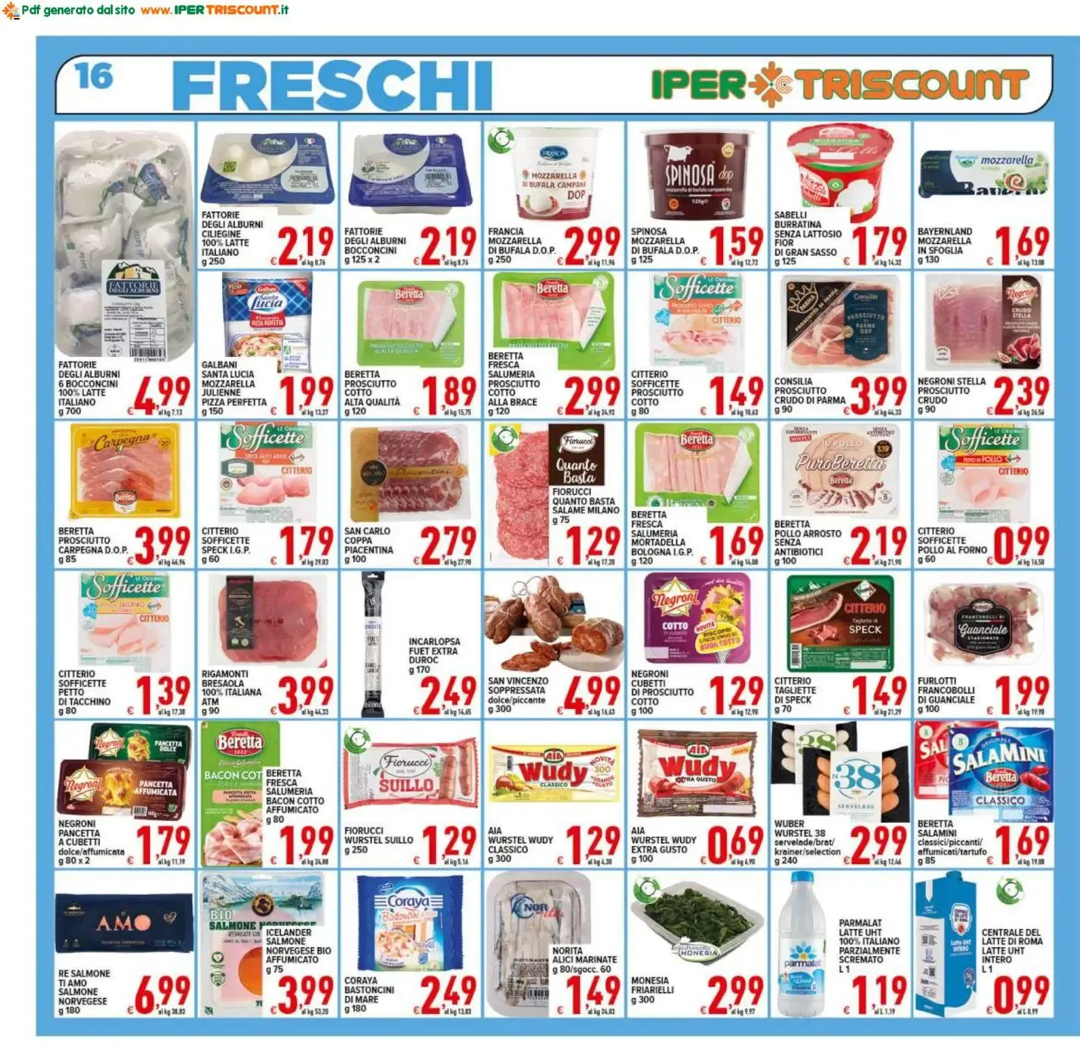Ipertriscount volantino dal 22/07/2026 - online Offerte da 22 luglio a 30 luglio di 2026 - Pagina del volantino 16