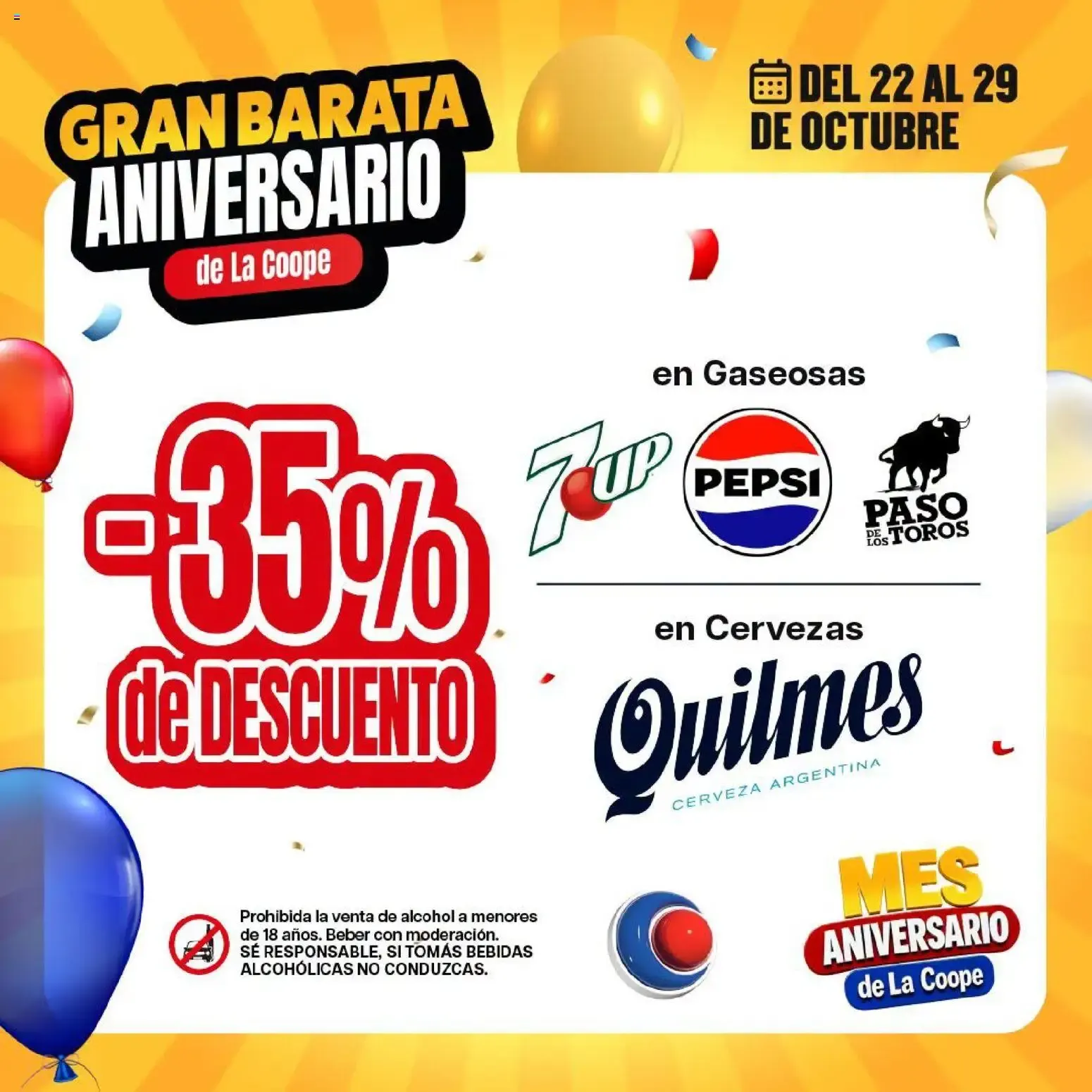 Ofertas de Gran Barata Aniversario de La Coope 22 de octubre al 29 de octubre 2026 - Página 9 del catálogo