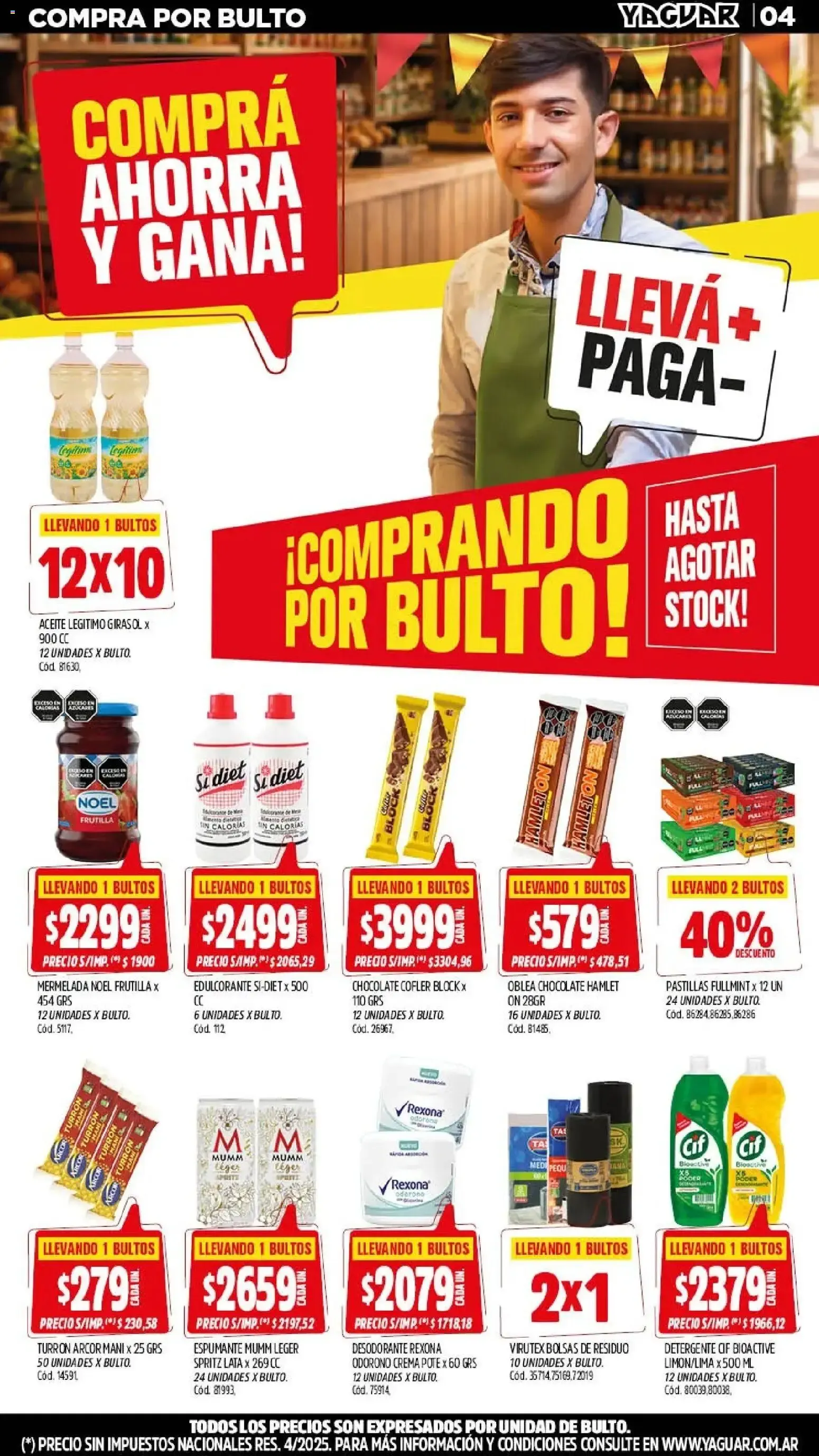 Ofertas de Mayorista Yaguar - Mes del Almacenero 21 de septiembre al 27 de septiembre 2026 - Página 4 del catálogo