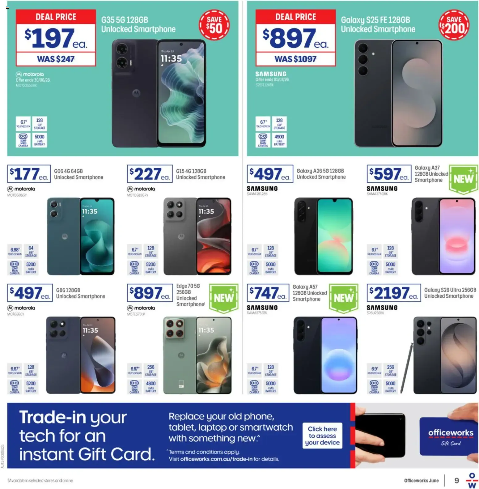 Officeworks catalogue - 28/05/2026 > weekly / monthly specials - Catalogue valid from 28 May to 30 June 2026 - page 9
