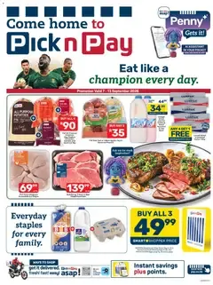 Pick n Pay Specials 07/09/2026 + Liquor catalogue this week from 7 September to 13 September 2026 - Catalogue Page 1