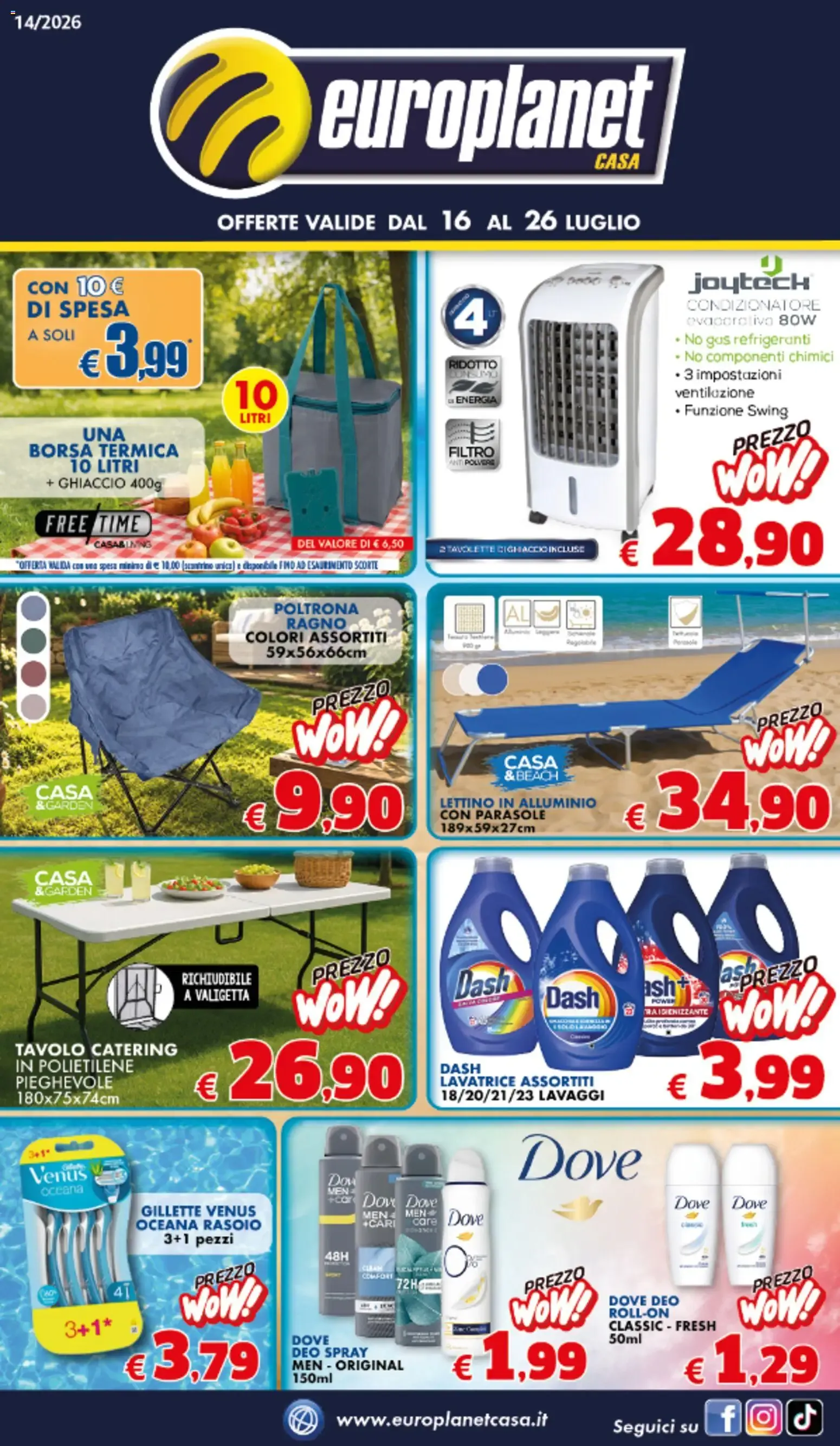 Nuovo Europlanet Casa volantino dal 16/07/2026 > offerte anteprima 🛍️ da 16 luglio a 26 luglio di 2026 - Pagina del volantino 1