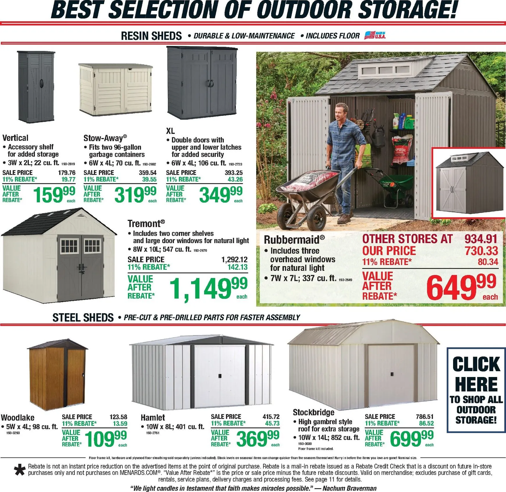 Weekly promotion Menards Labor Day Sale - 11% Rebate spanning from August 27 to September 7 2026 - Page 3 for Catalogue 365
