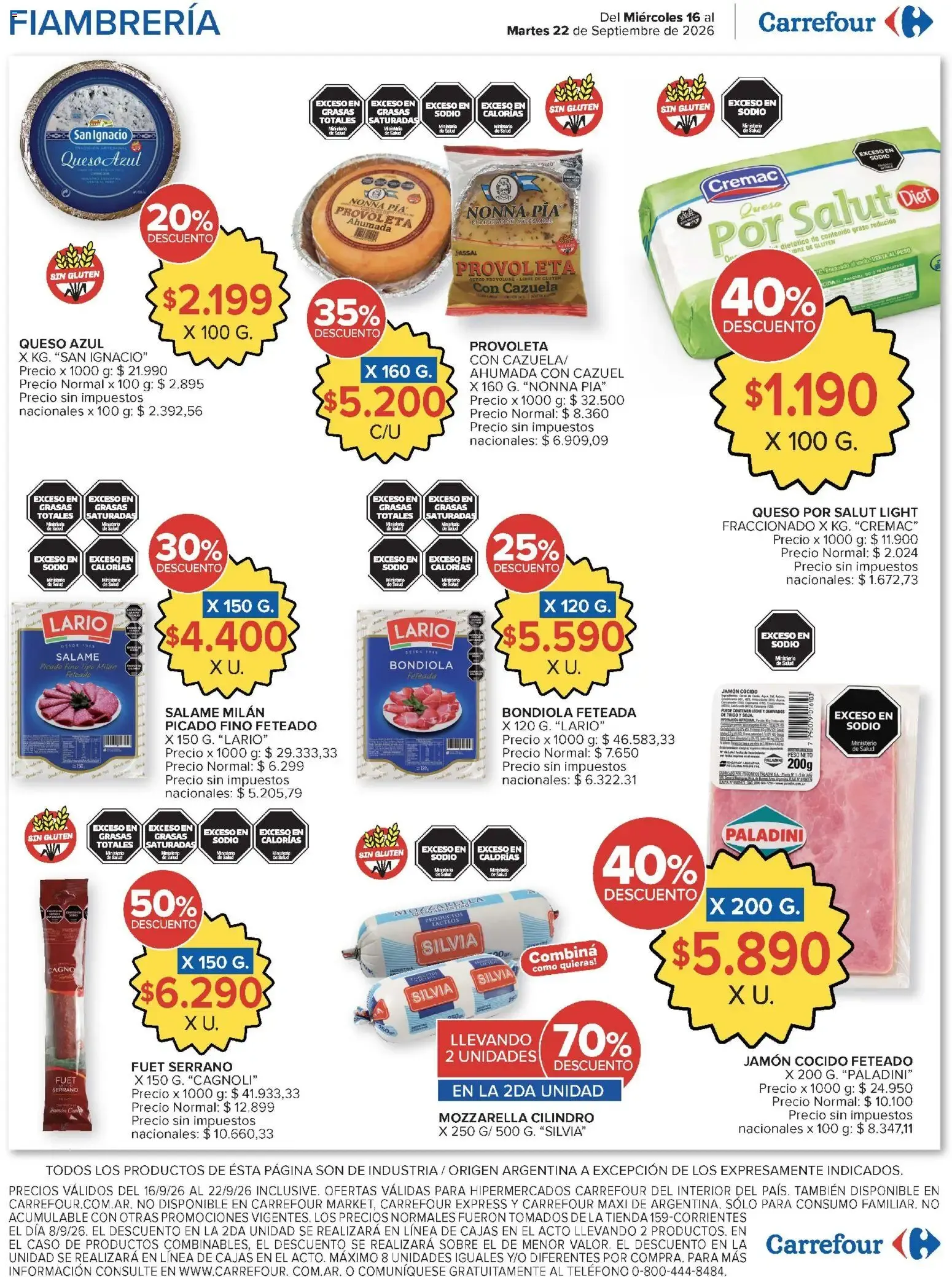 Ofertas de Carrefour Ofertas || del 16/09/2026 - 22/09/2026 || Promociones 16 de septiembre al 22 de septiembre 2026 - Página 10 del catálogo