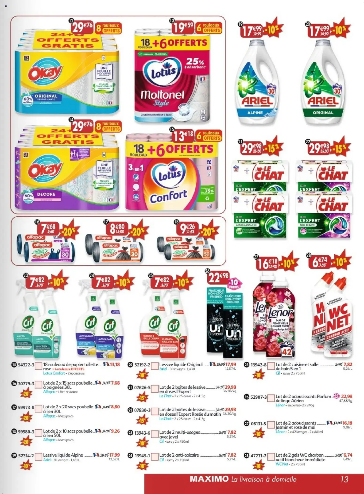 Maximo catalogue epicerie à partir du 26/10/2026 - promo en ligne du 26 octobre au 22 novembre 2026 - Catalogue page 12