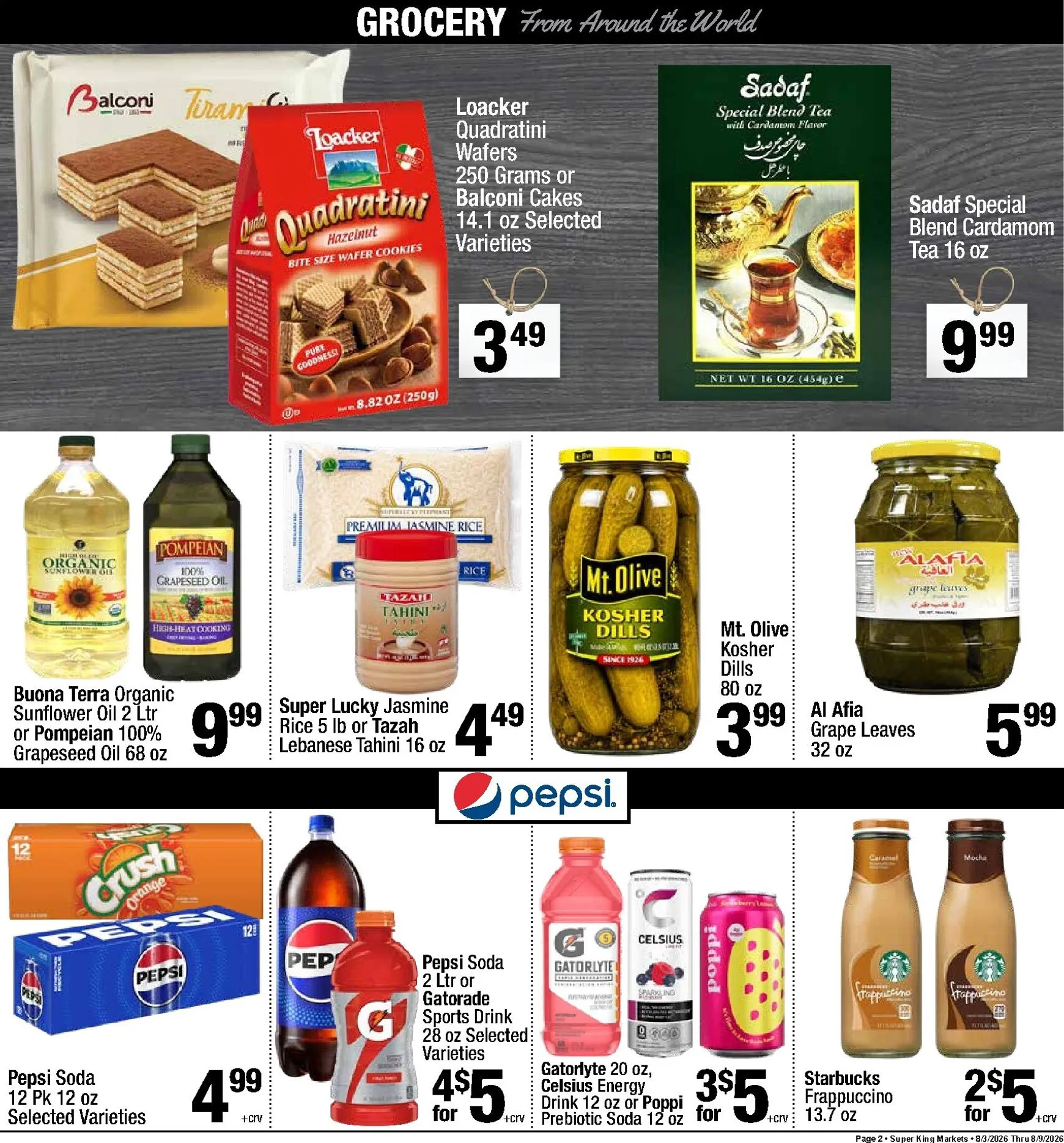 Weekly ad SK SUPER KING WEEKLY DEALS from August 2 to August 8 2026 - Page 2