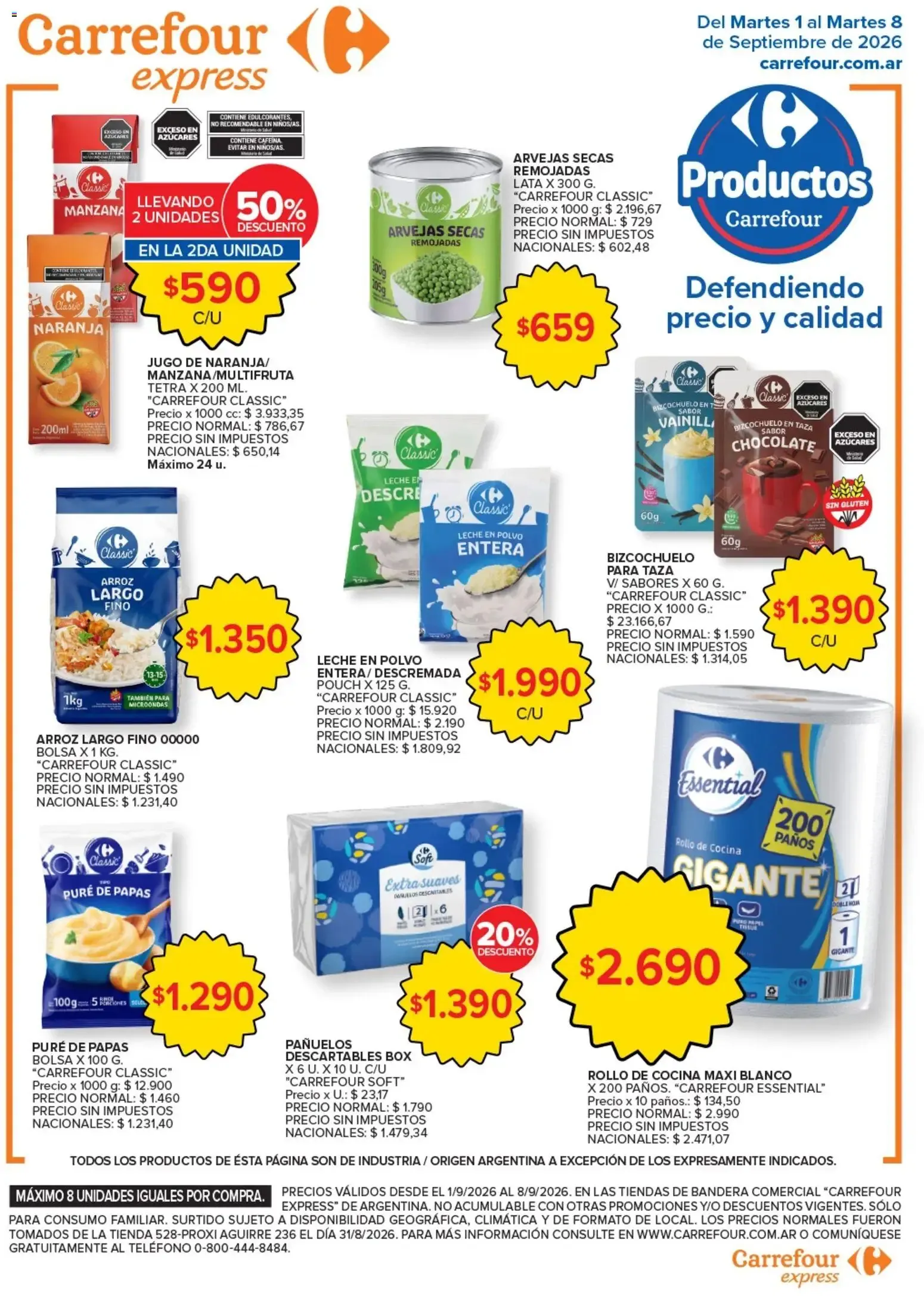 Ofertas de Carrefour Express - Catálogo del 01/09/2026 - 09/09/2026 1 de septiembre al 8 de septiembre 2026 - Página 4 del catálogo