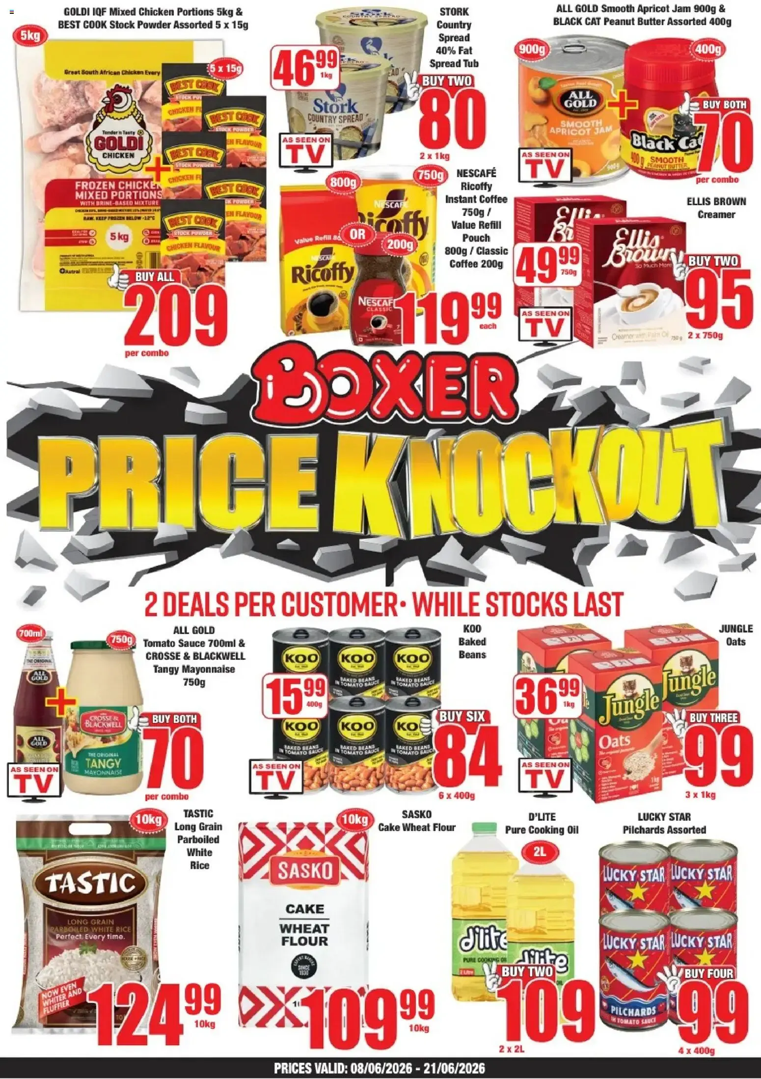 Boxer Eastern Cape - Specials (08/06/2026 - 21/06/2026) Online from 8 June to 21 June 2026 - Catalogue Page 1