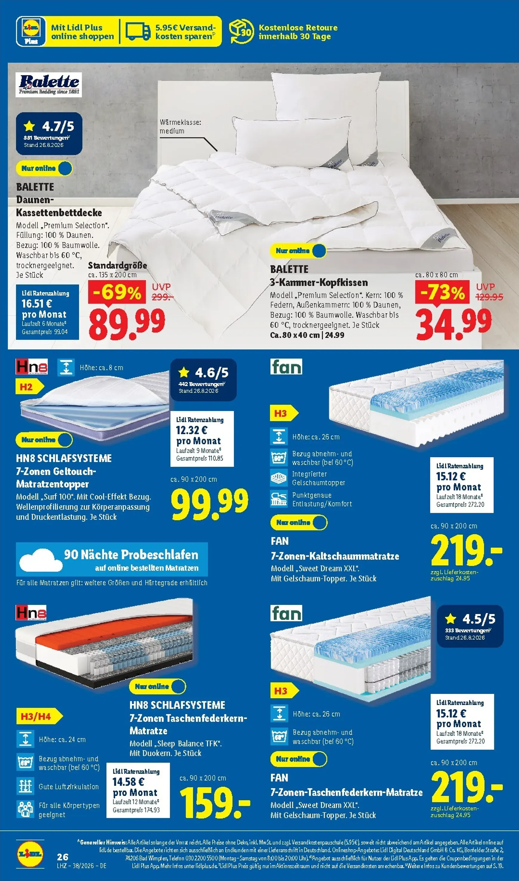 Lidl - Nonfood Prospekt nächste Woche – von Montag 14.09.2026 bis Samstag 19.09.2026 von 14. September bis 19. September 2026 - Prospekt seite 26