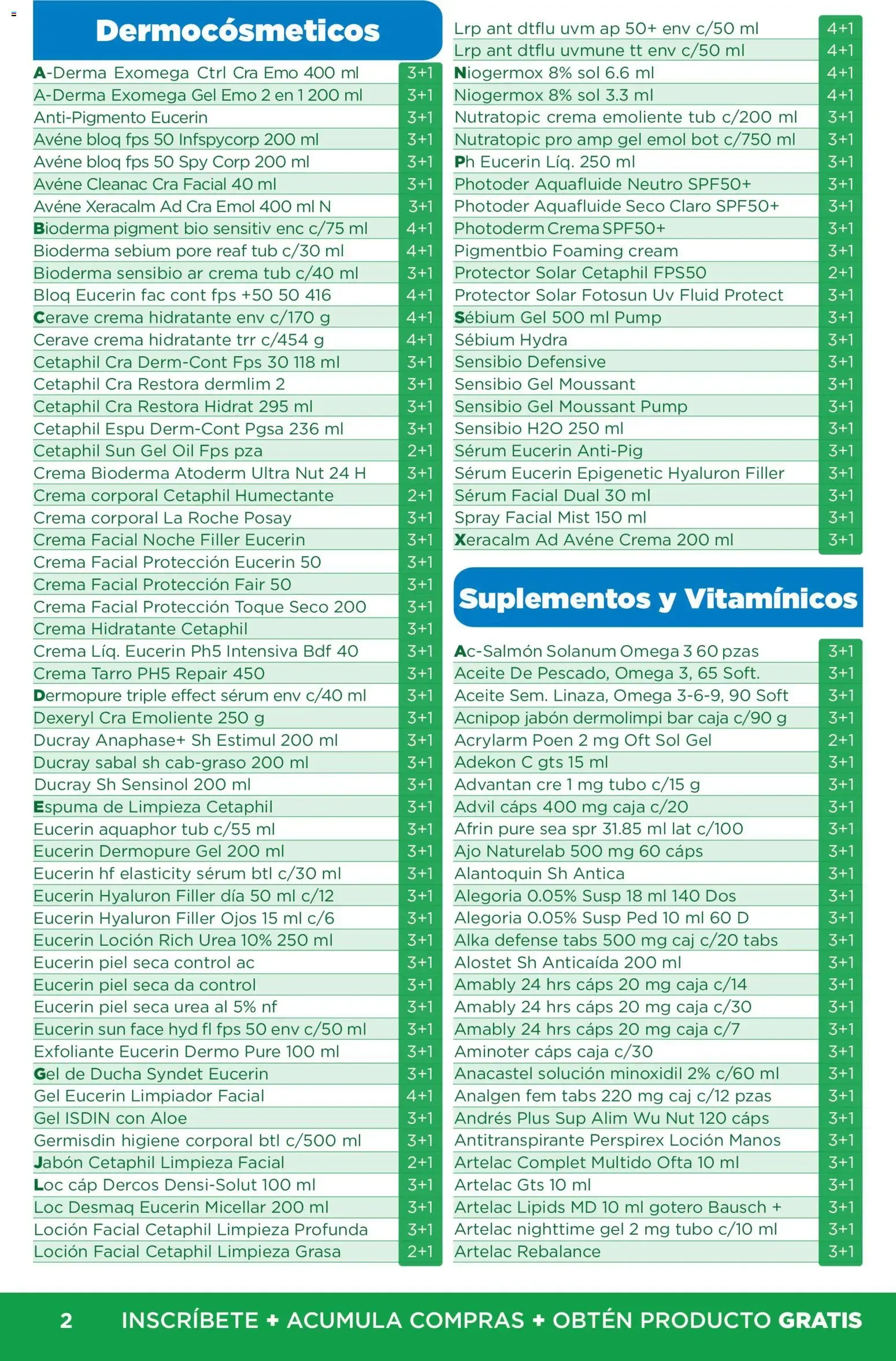 Catálogo de Chedraui folleto Plan de farmacia (01/07/2026 - 30/09/2026) - catálogo en línea 1 de julio al 30 de septiembre 2026 - Pagina 2
