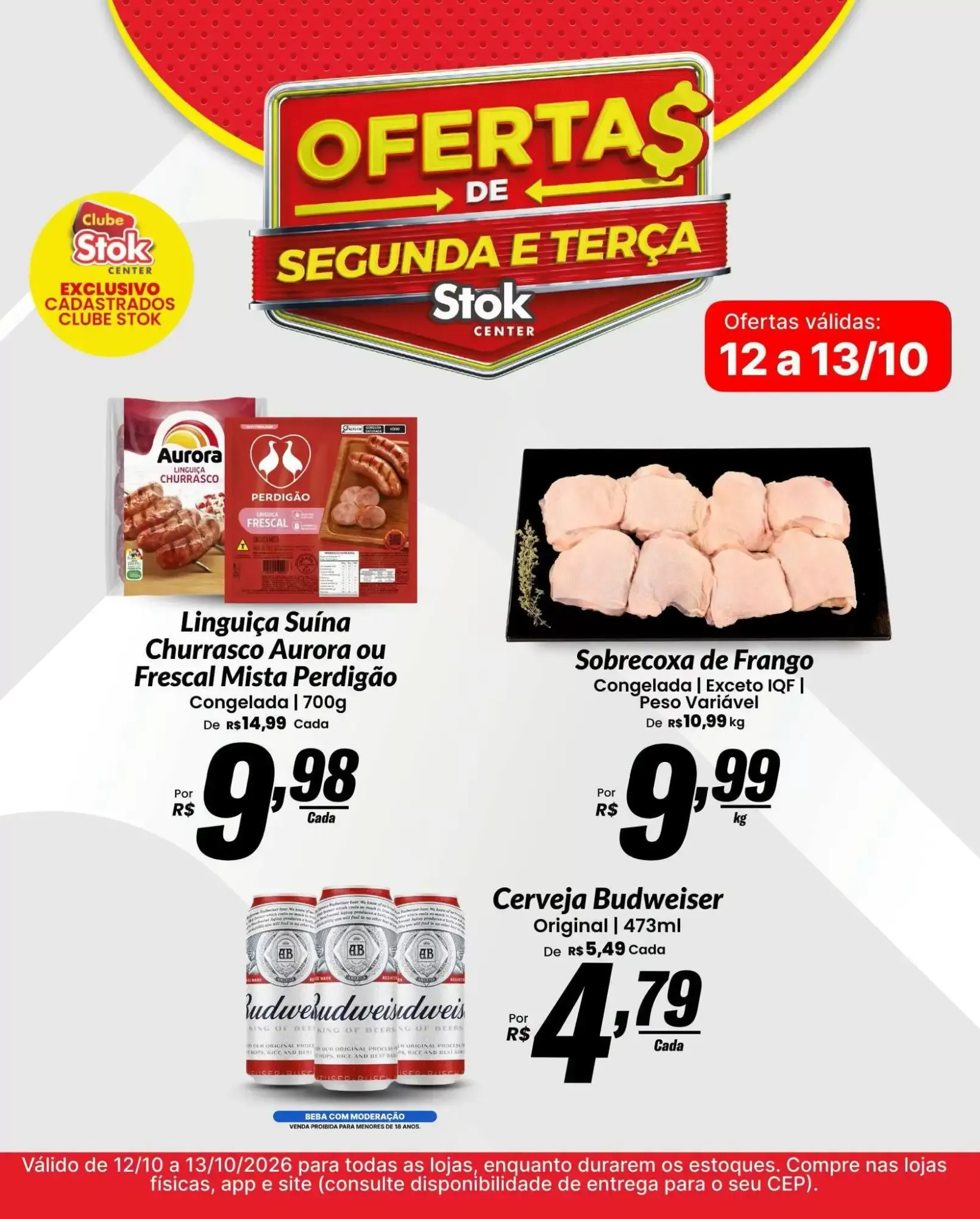 Encarte de Ofertas de Segunda e Terça Stok Center 12 de outubro até 13 de outubro 2026 - Pagina 1