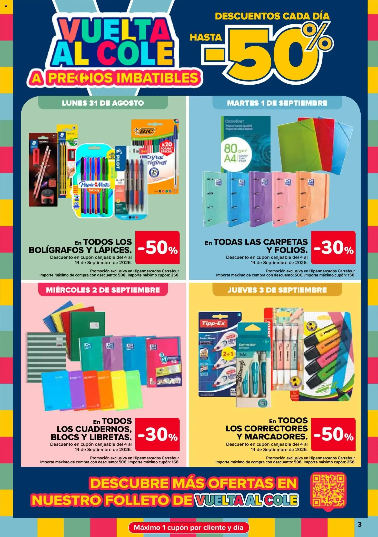 Catálogo de Carrefour folleto del 26/08/2026 | Catálogo 26 de agosto al 9 de septiembre 2026 - Página 3