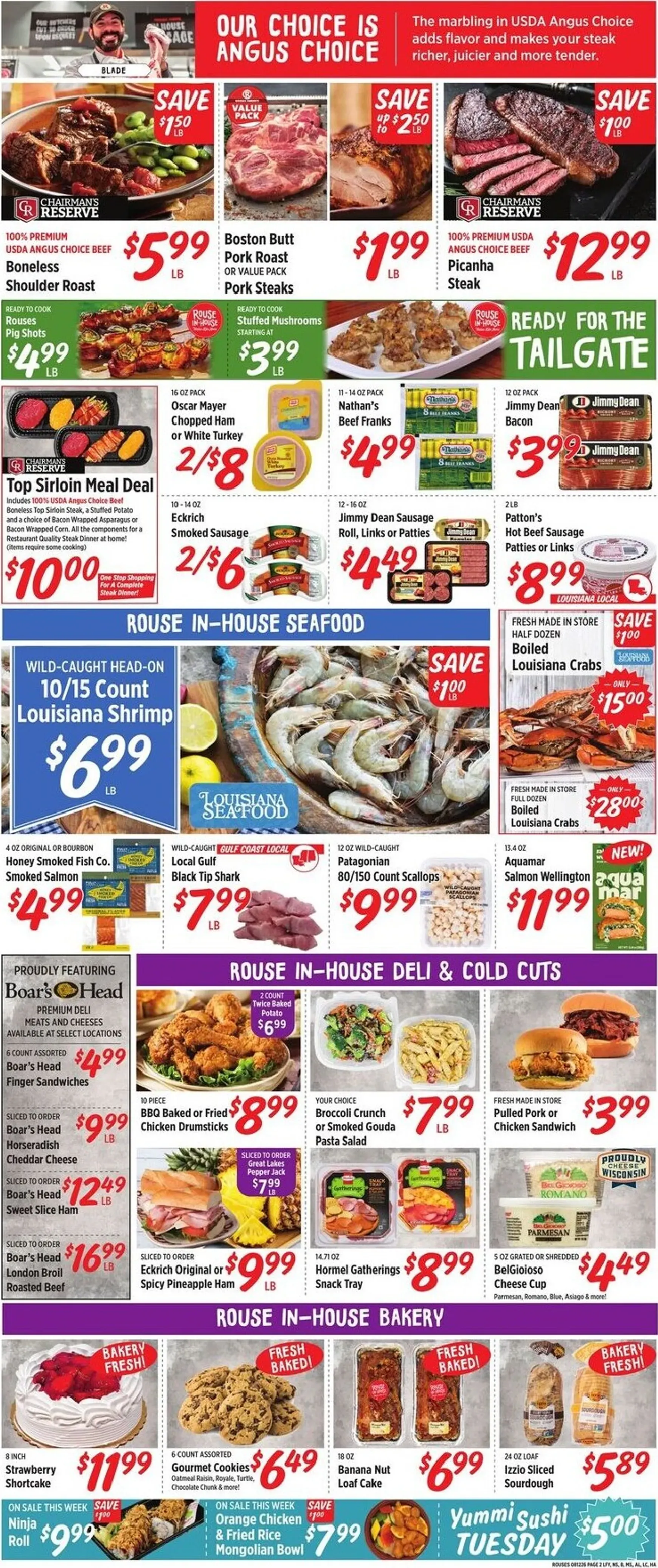 Weekly ad Current Rouses Markets leaflet valid from Wednesday 08/12/2026 to Wednesday 08/19/2026 from August 12 to August 19 2026 - Page 6