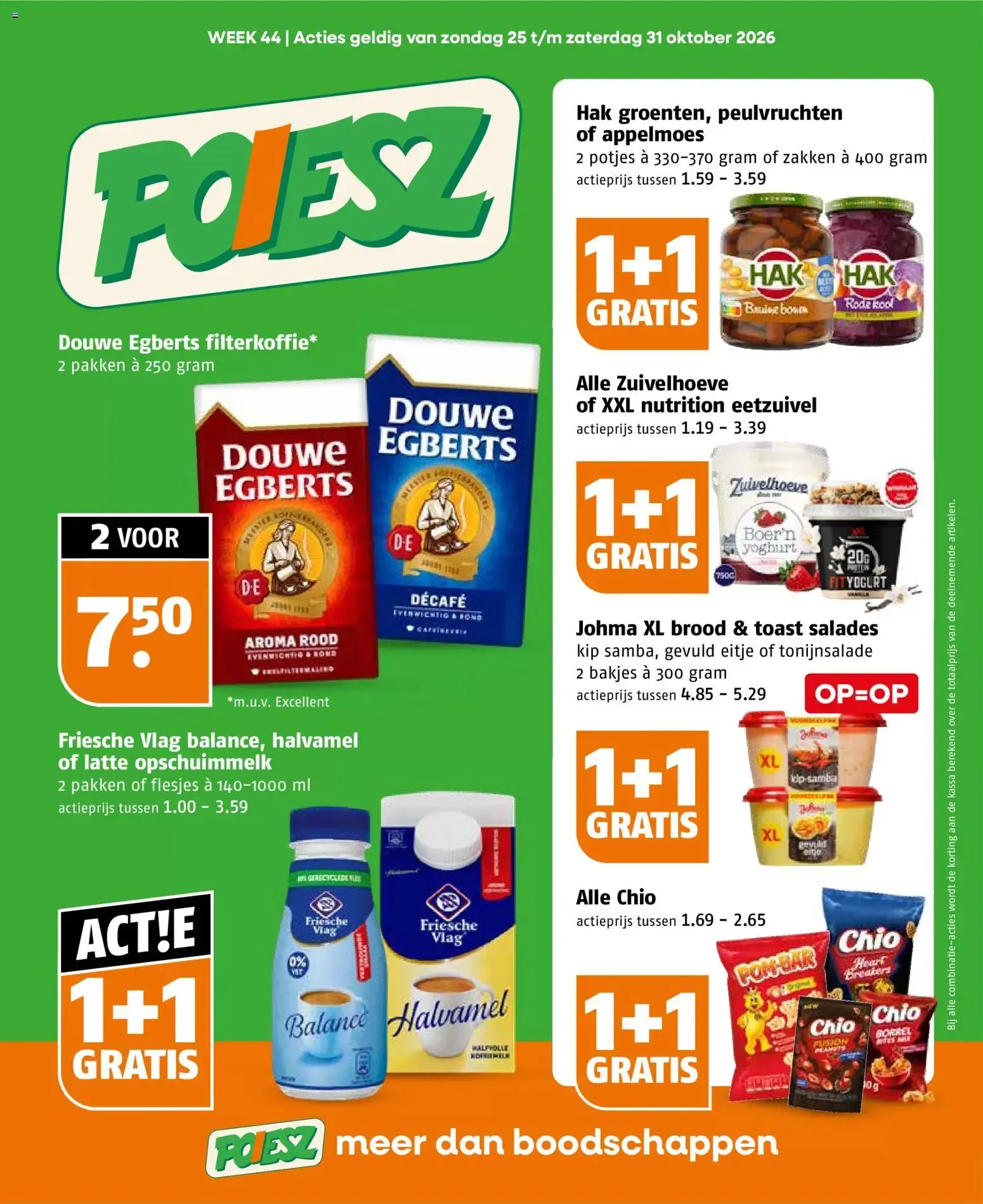 Poiesz folder vanaf 25-10-2026 || NIEUWE van 25 oktober tot 31 oktober 2026 - Folder pagina 1