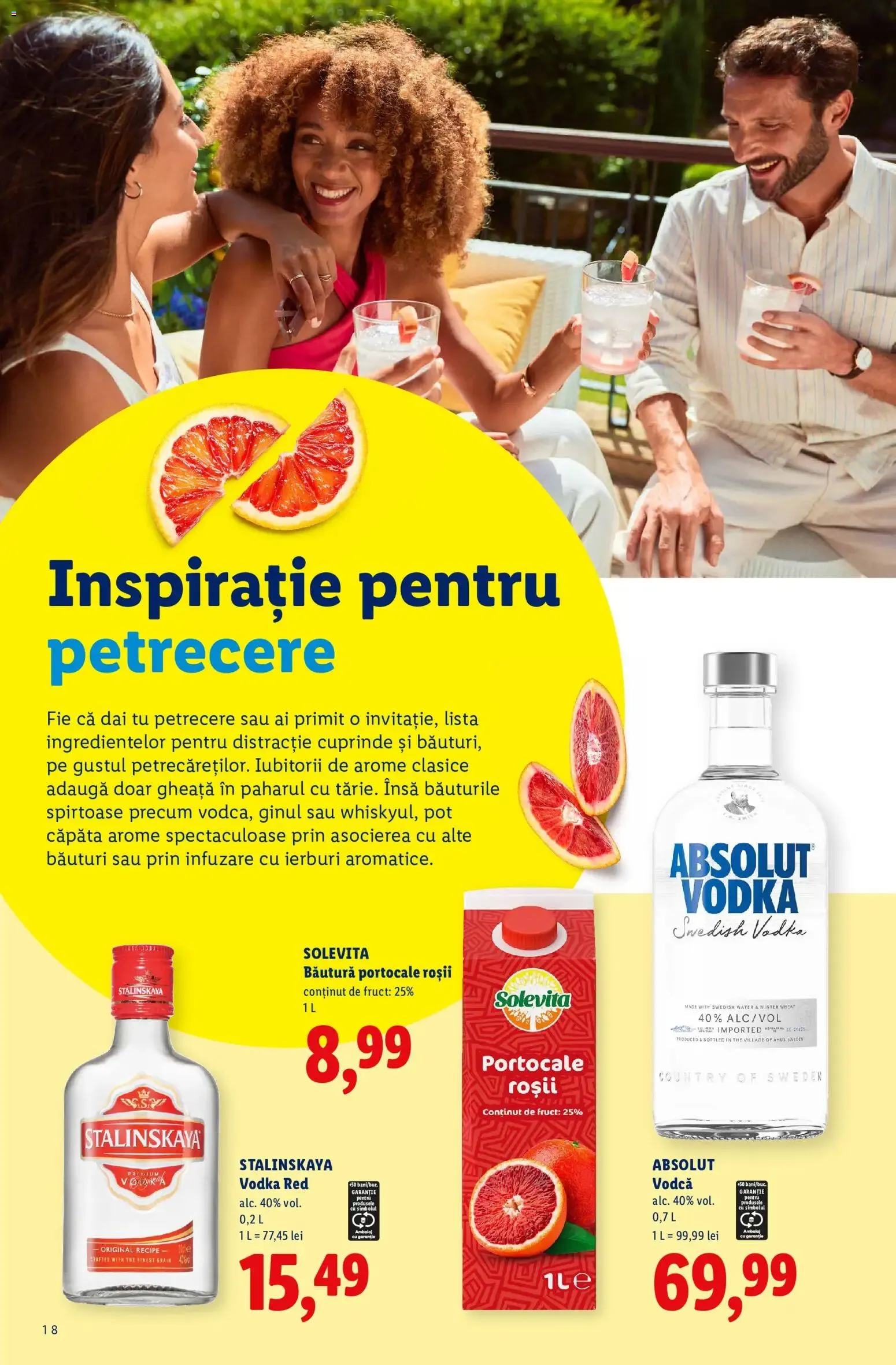 Catalog Băuturi pentru o vară distractivă. Știi că merită. de la 13 iulie până la 13 septembrie 2026 - Revista Pagina 18