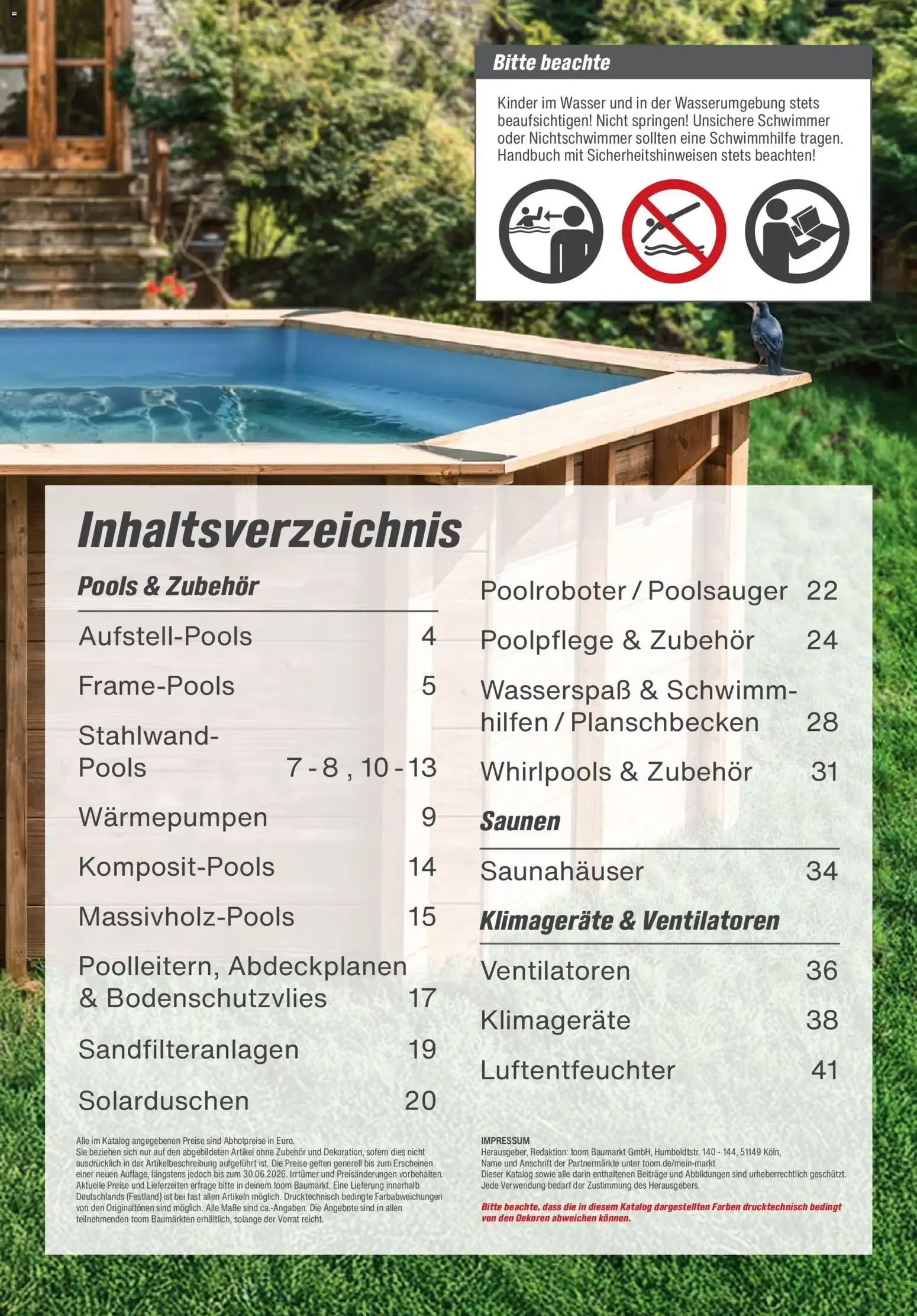Toom Baumarkt - Pool, Sauna & Klima 2026 (ab 14.03.2026) zum Blättern von 14. März bis 30. Juni 2026 - Prospekt seite 3