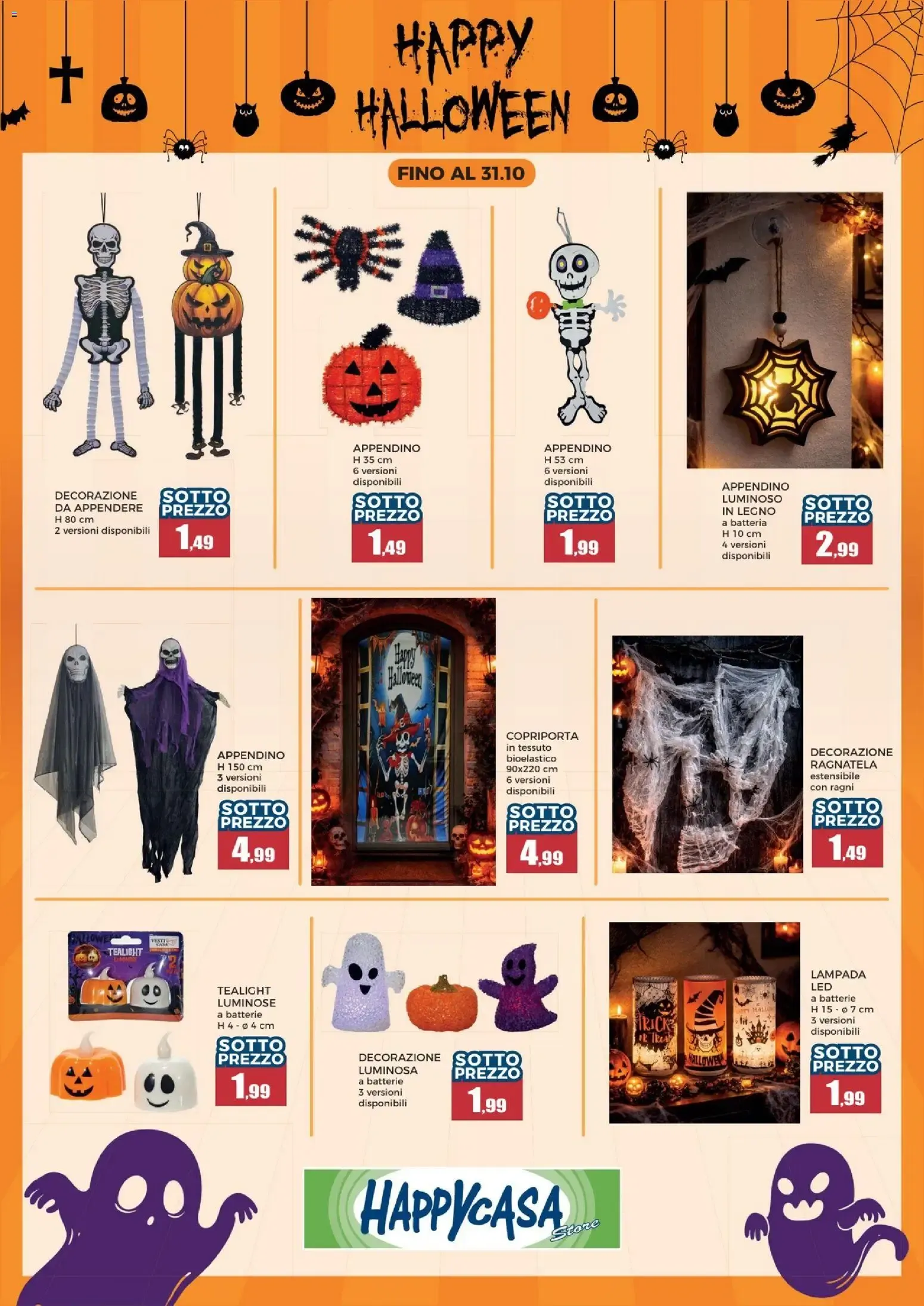 Nuovo Halloween volantino di Happy Casa dal 27/10/2026 > offerte anteprima 🍂