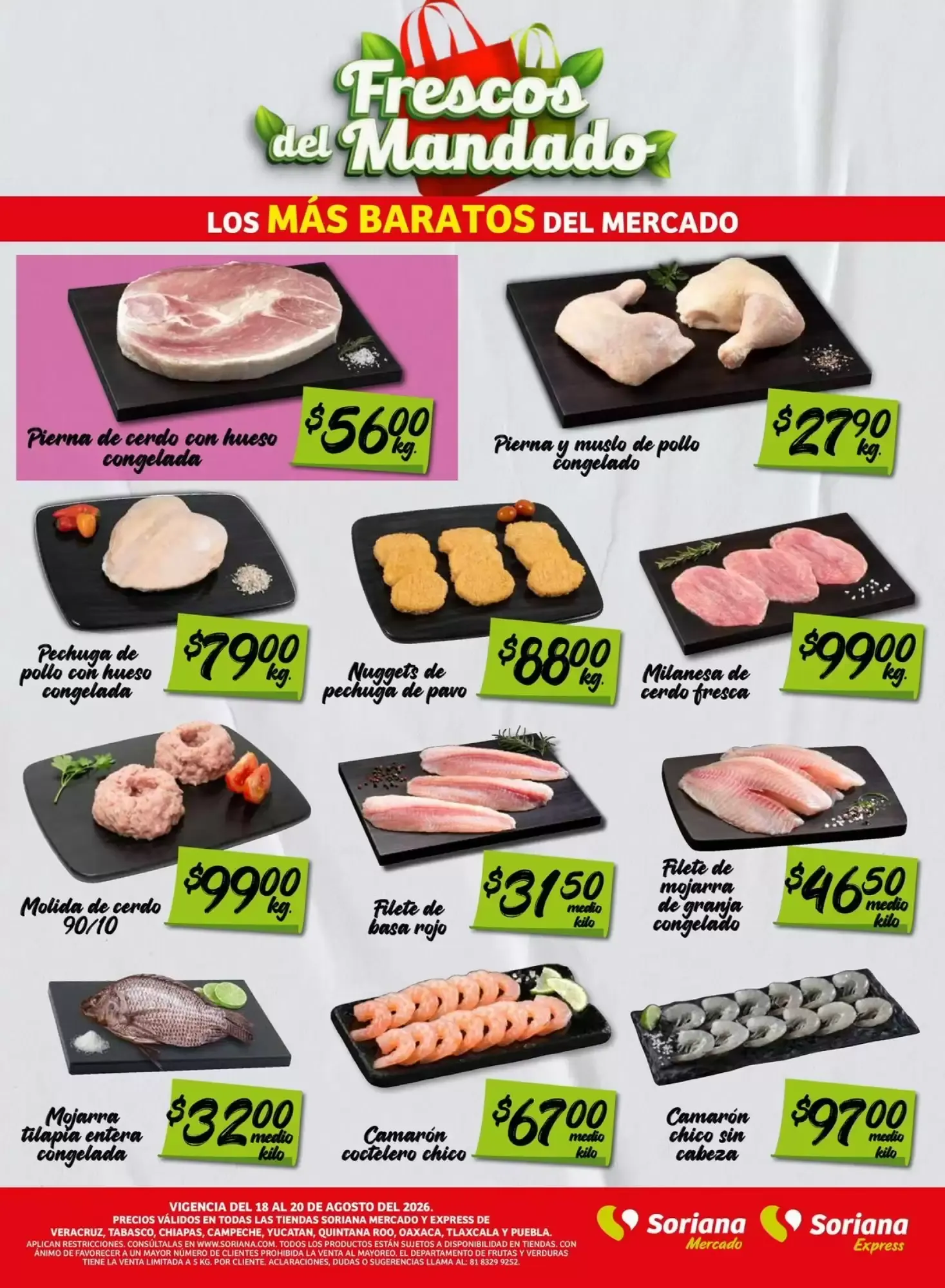 Catálogo de Frescos del Mandado Los Más Baratos del Mercado 18 de agosto al 20 de agosto 2026 - Pagina 2