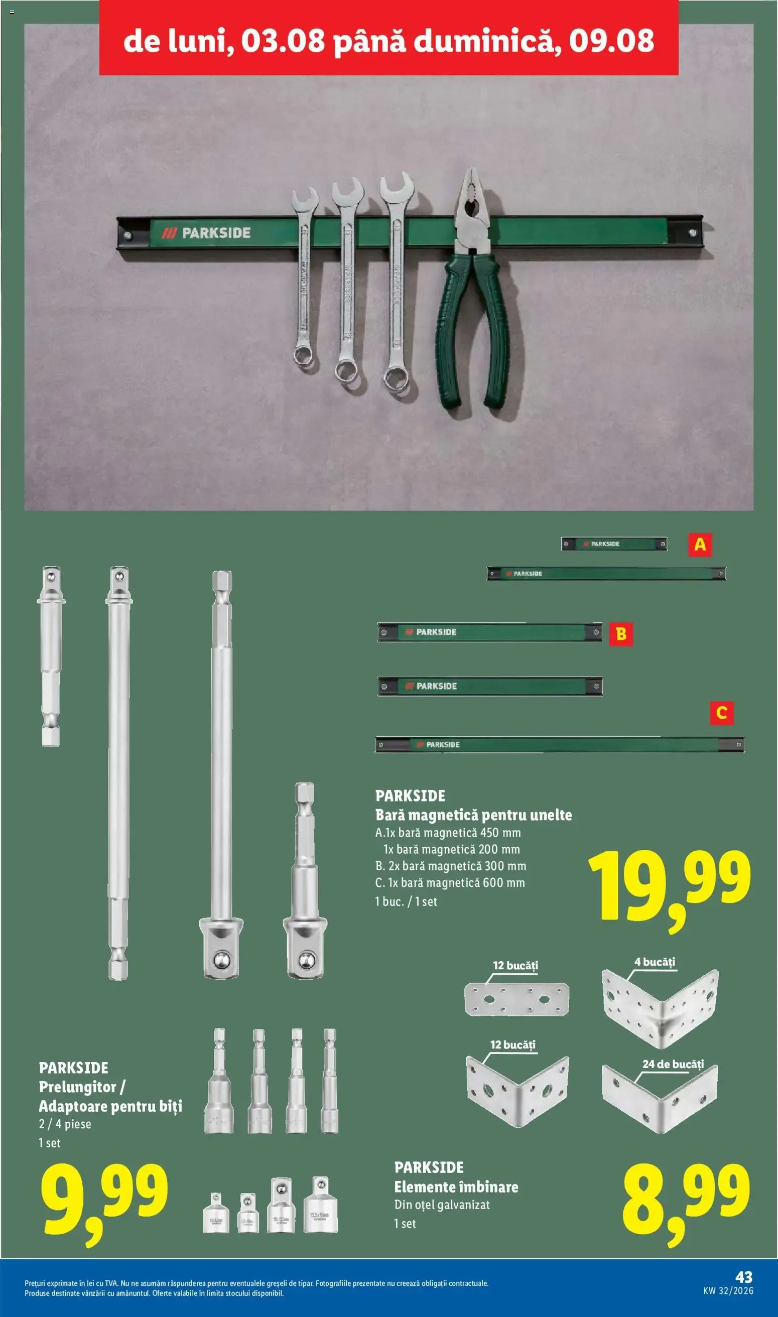 Catalog Catalog LIDL 03.08.2026 - Oferta și Revista online de la 3 august până la 9 august 2026 - Revista Pagina 43