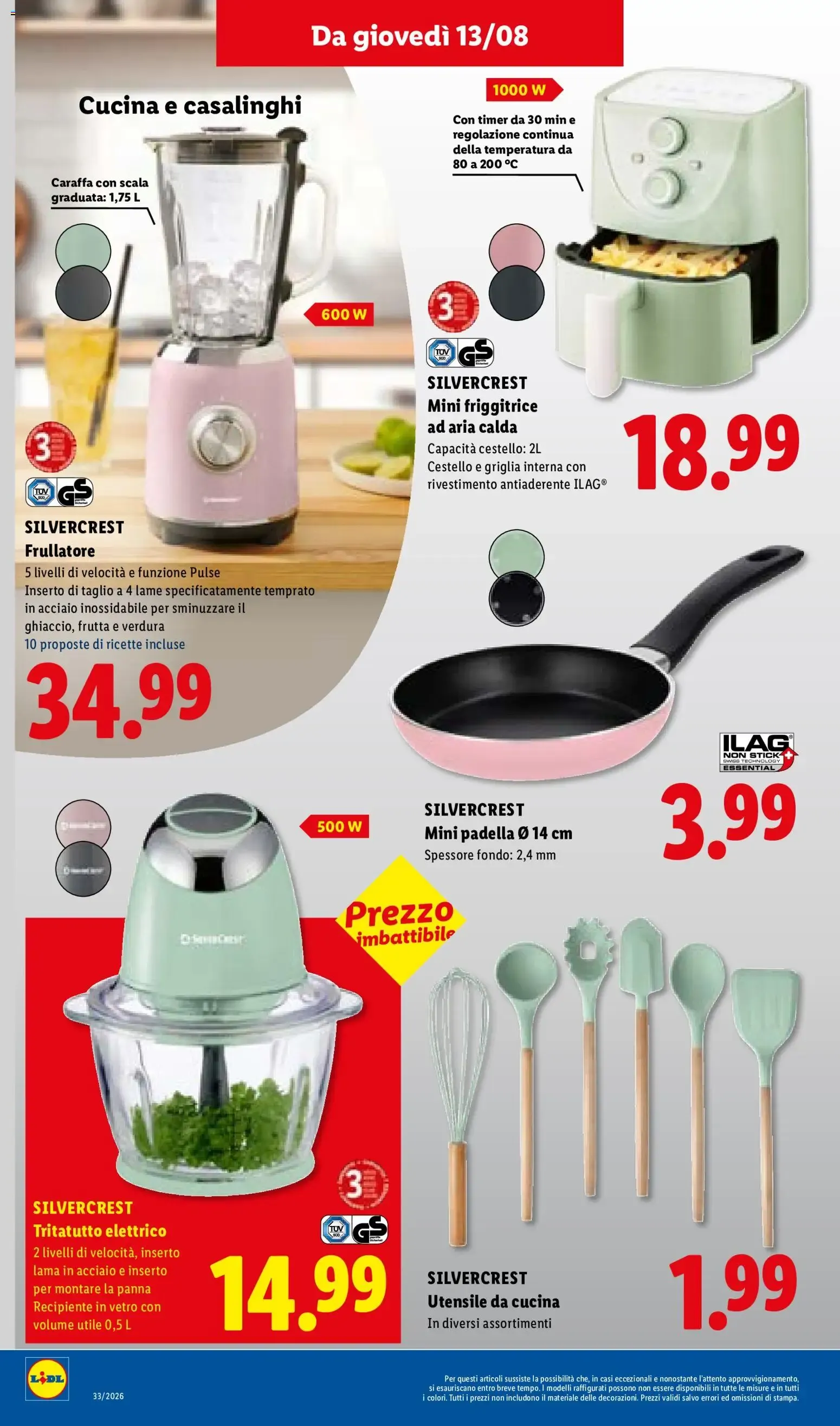 LIDL Ferragosto fino al -50% da 13 agosto a 19 agosto di 2026 - Pagina del volantino 22