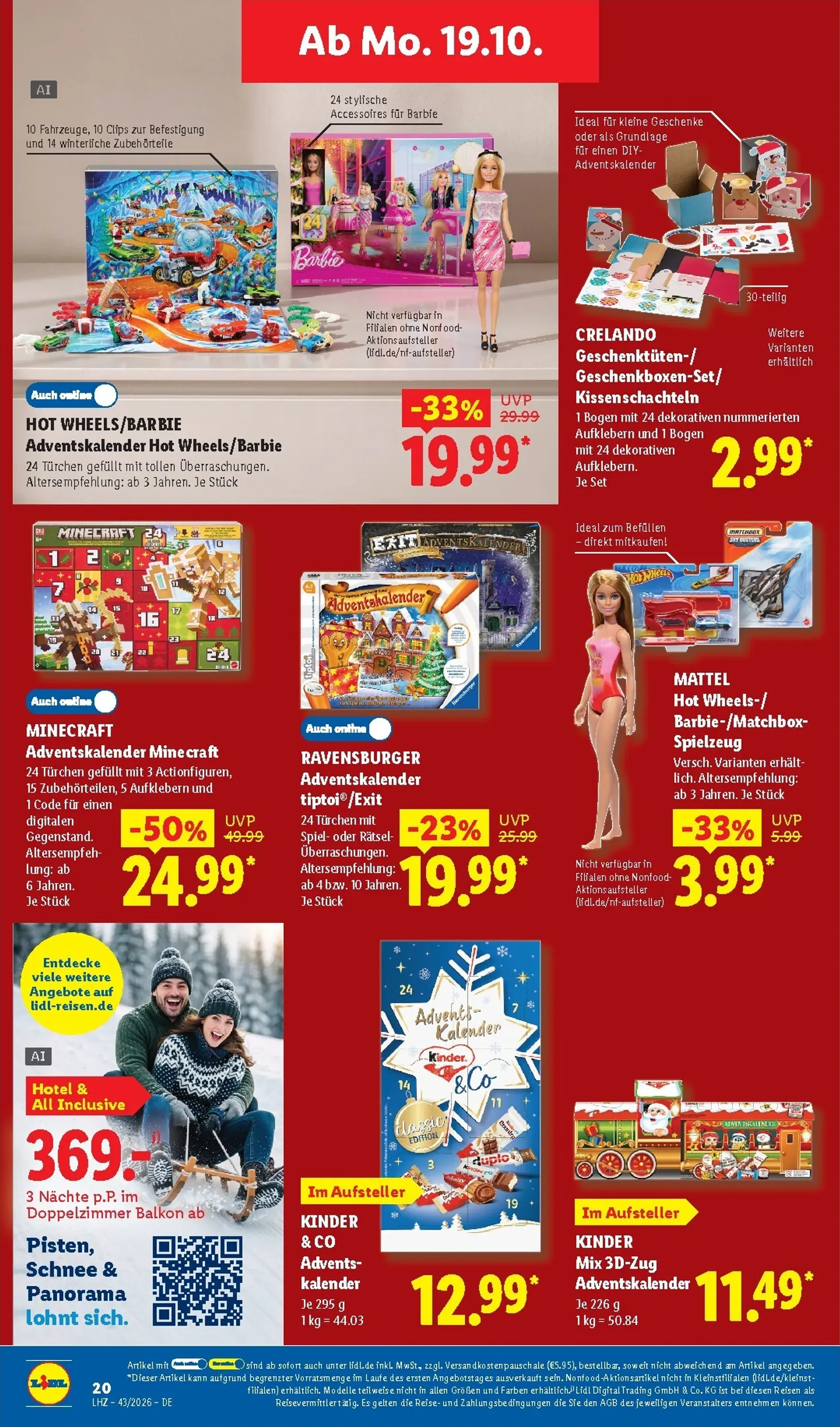 Lidl - Angebot der Woche Prospekt nächste Woche – von Montag 19.10.2026 bis Samstag 24.10.2026 von 19. Oktober bis 24. Oktober 2026 - Prospekt seite 6