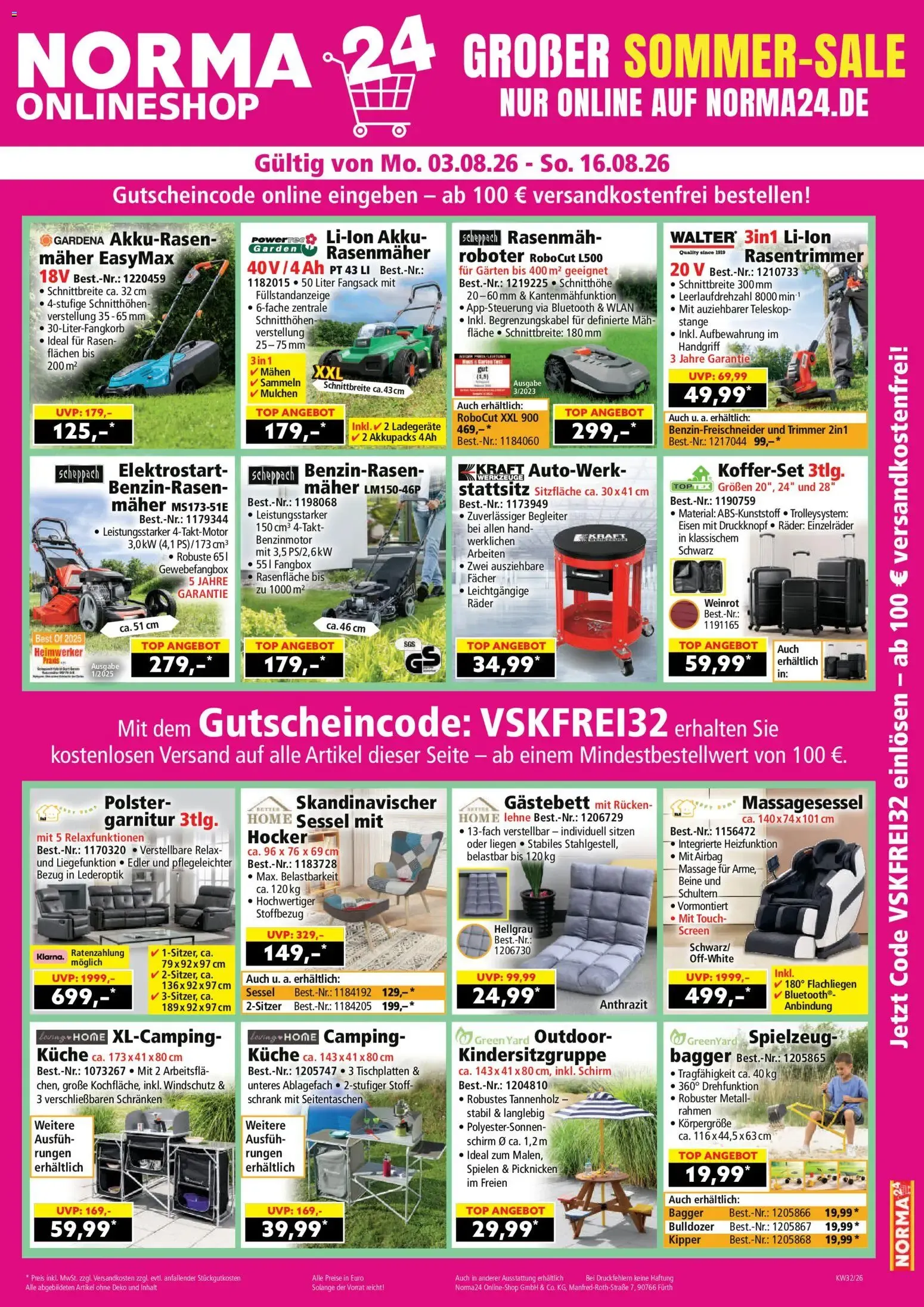 NORMA Mehr fürs Geld. Coole SOMMERBASICS von 3. August bis 9. August 2026 - Prospekt seite 21