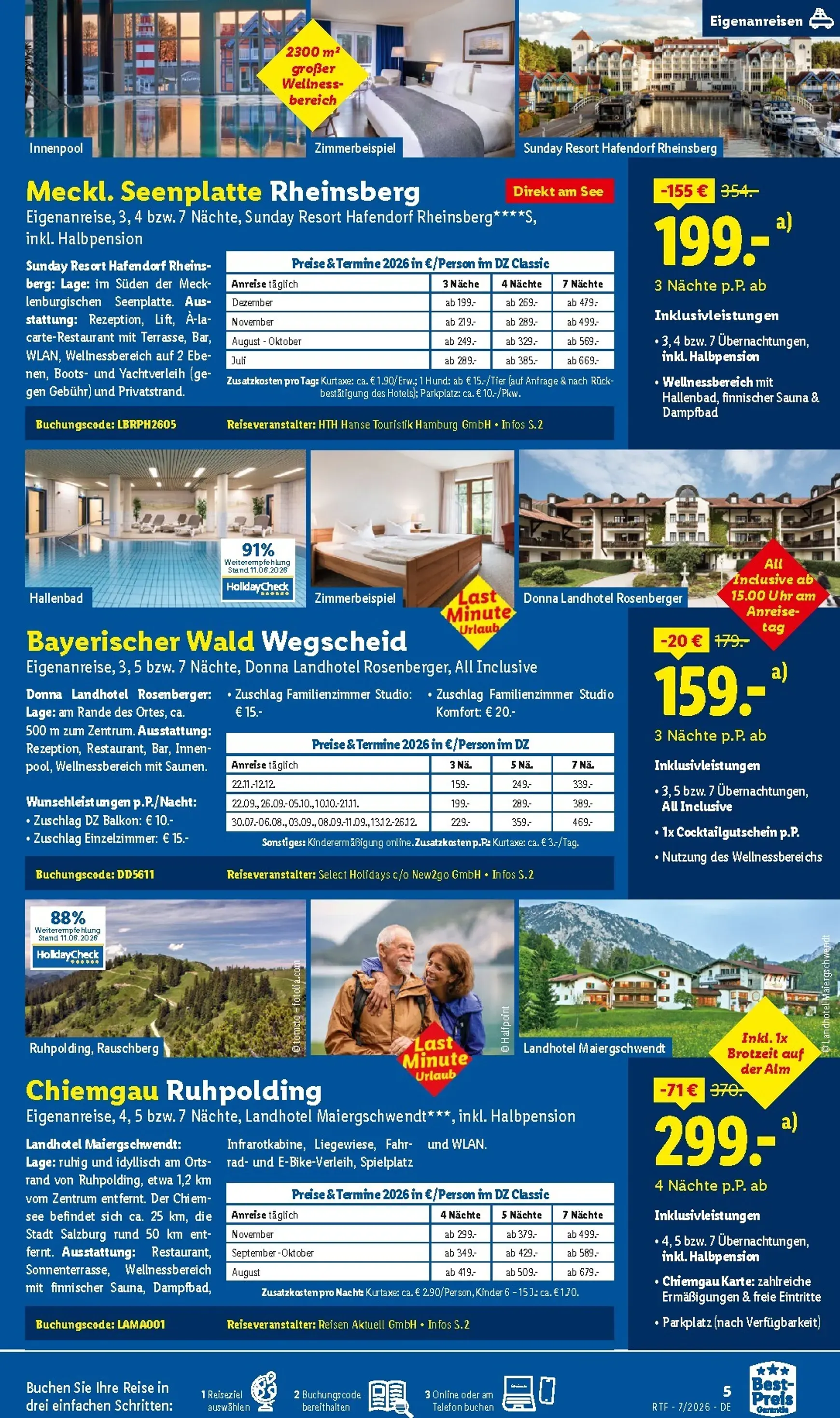 Lidl Reisen: Auf die Berge, fertig, los. Last Minute Urlaub von 15. Juli bis 15. August 2026 - Prospekt seite 5